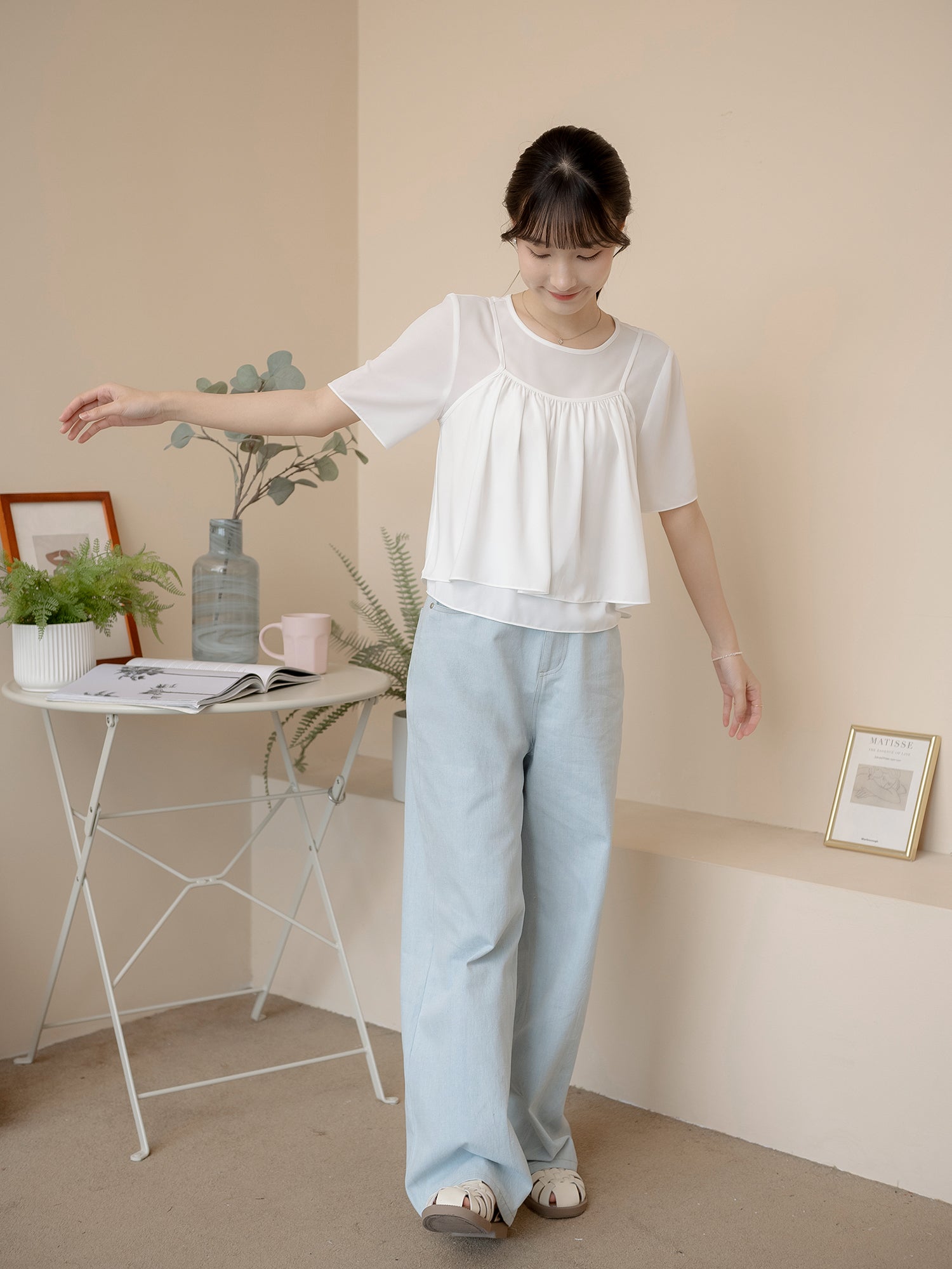 Chiffon Twin Set