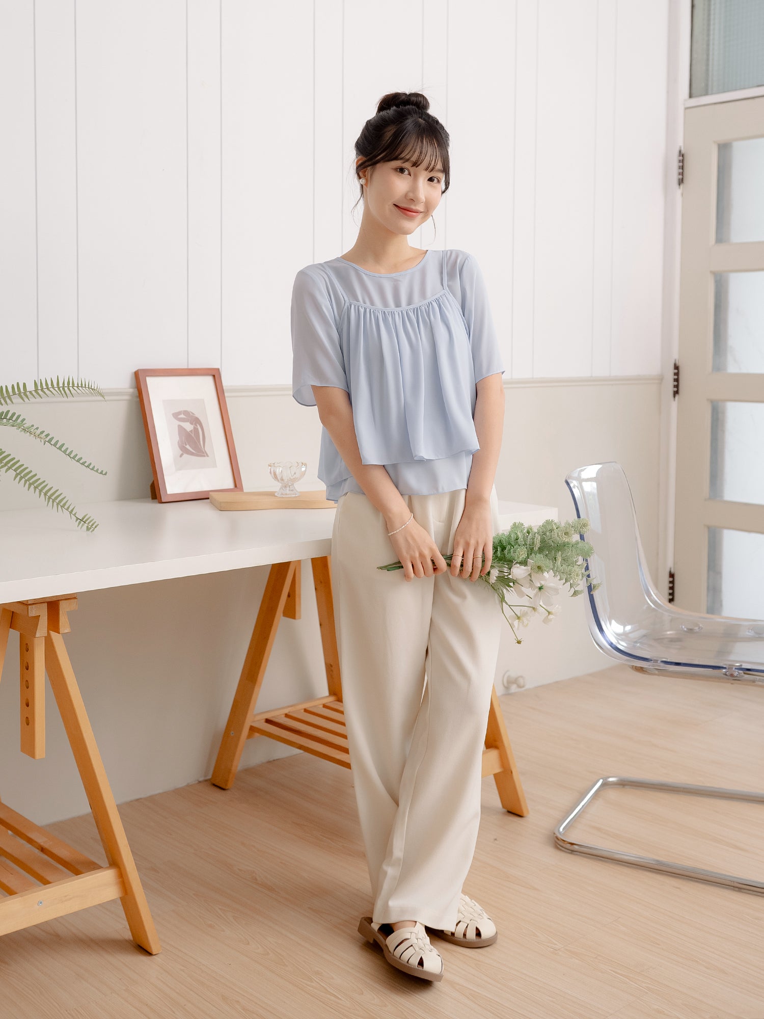 Chiffon Twin Set