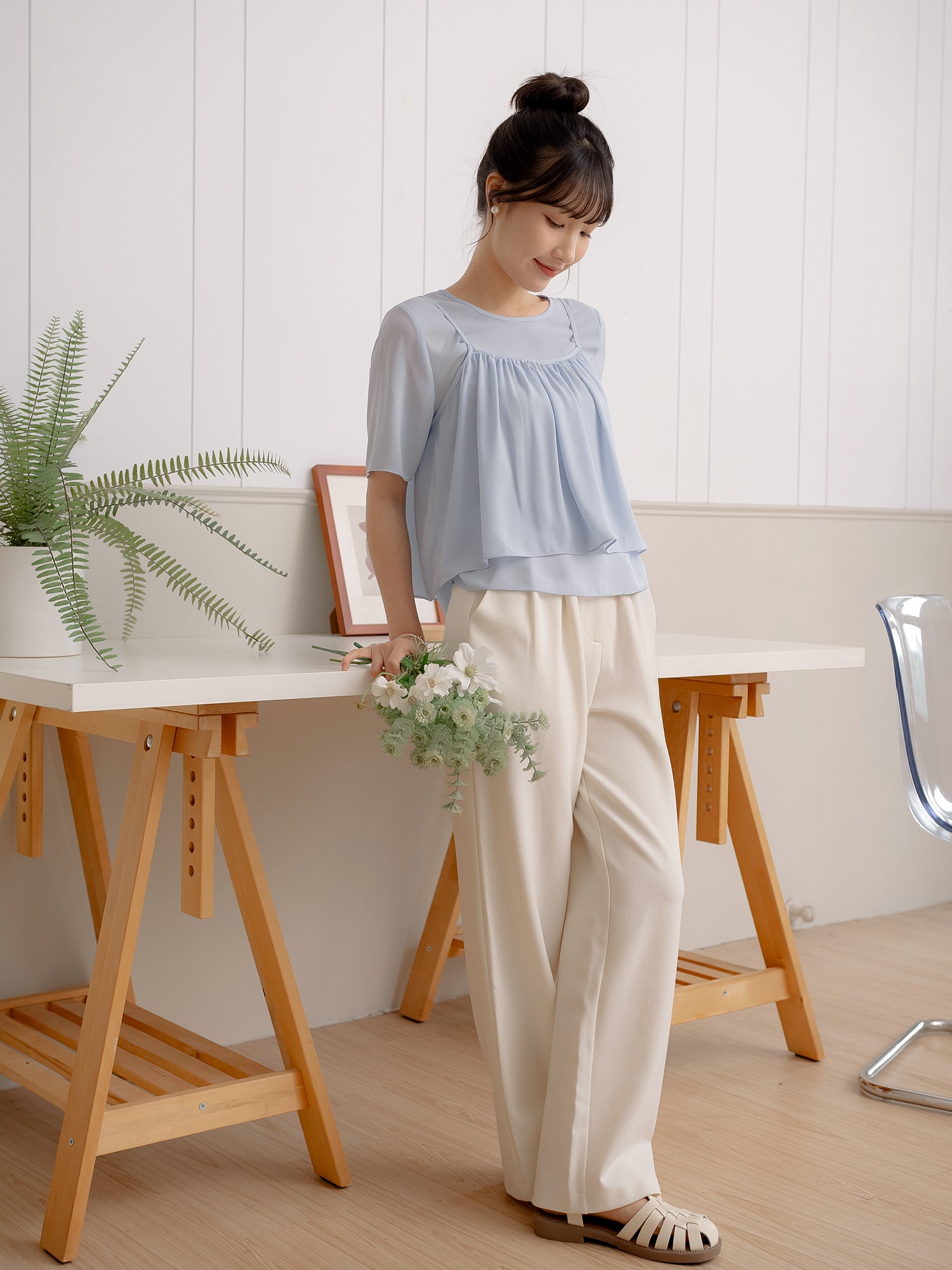 Chiffon Twin Set