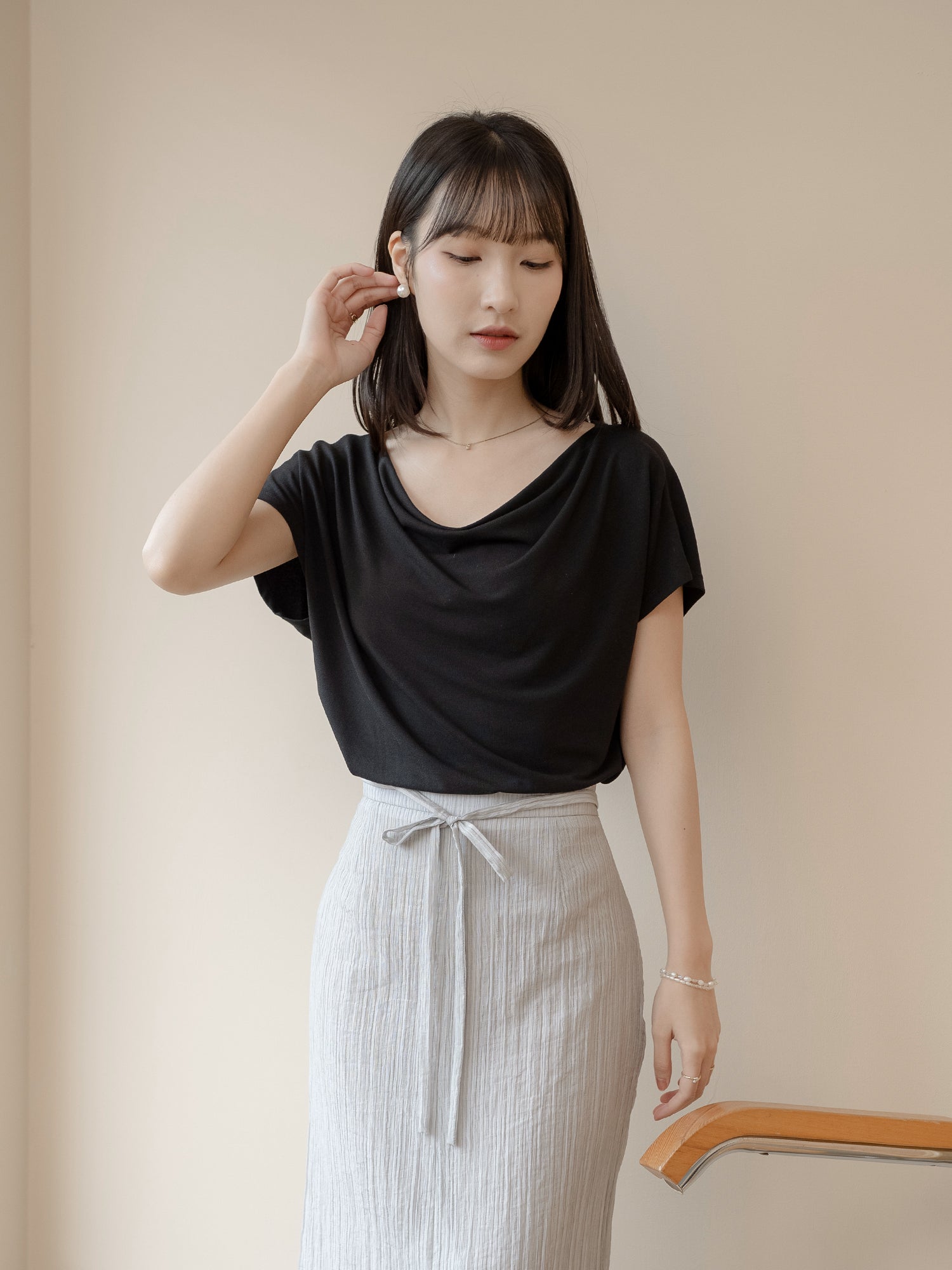 Cowl Neck Top