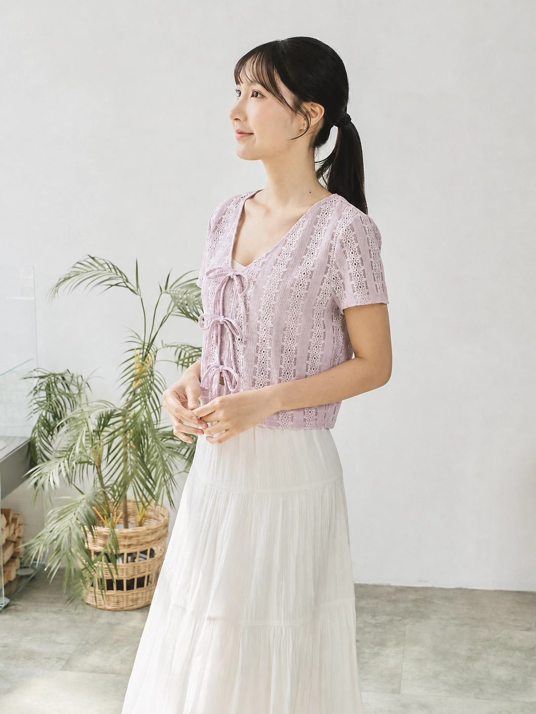 Ribbon Lace Top