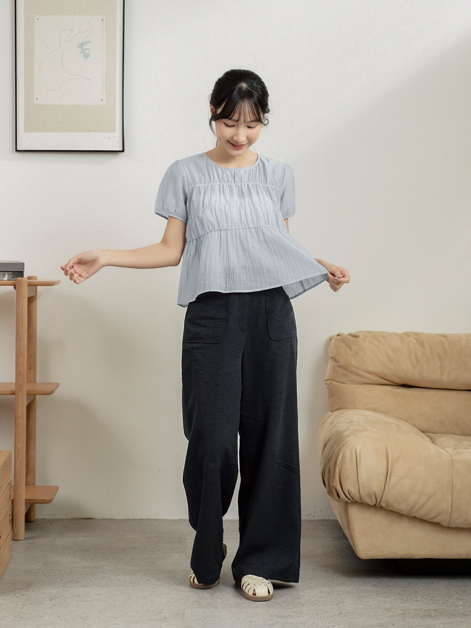 小蓬袖娃娃裝