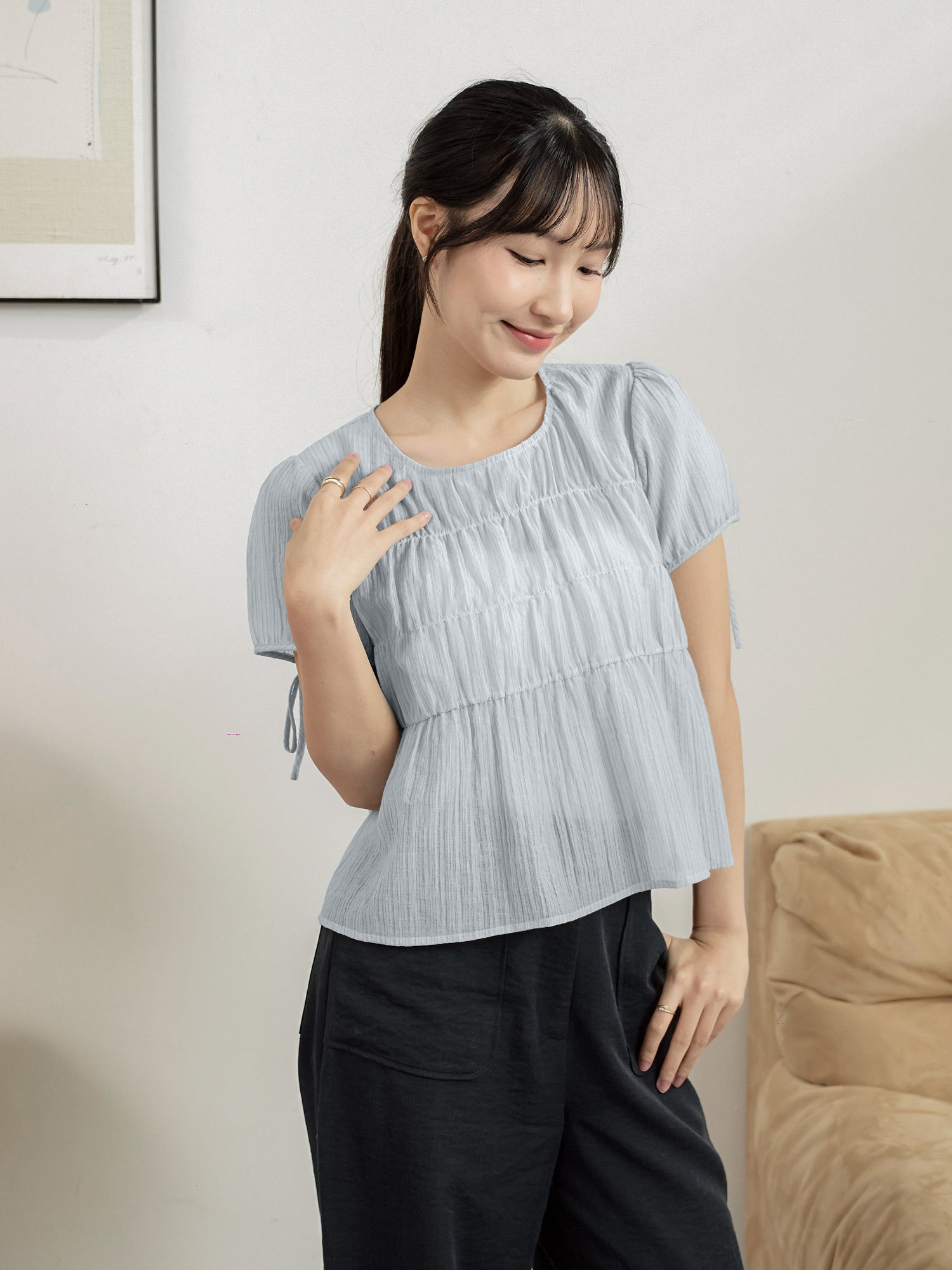 小蓬袖娃娃裝