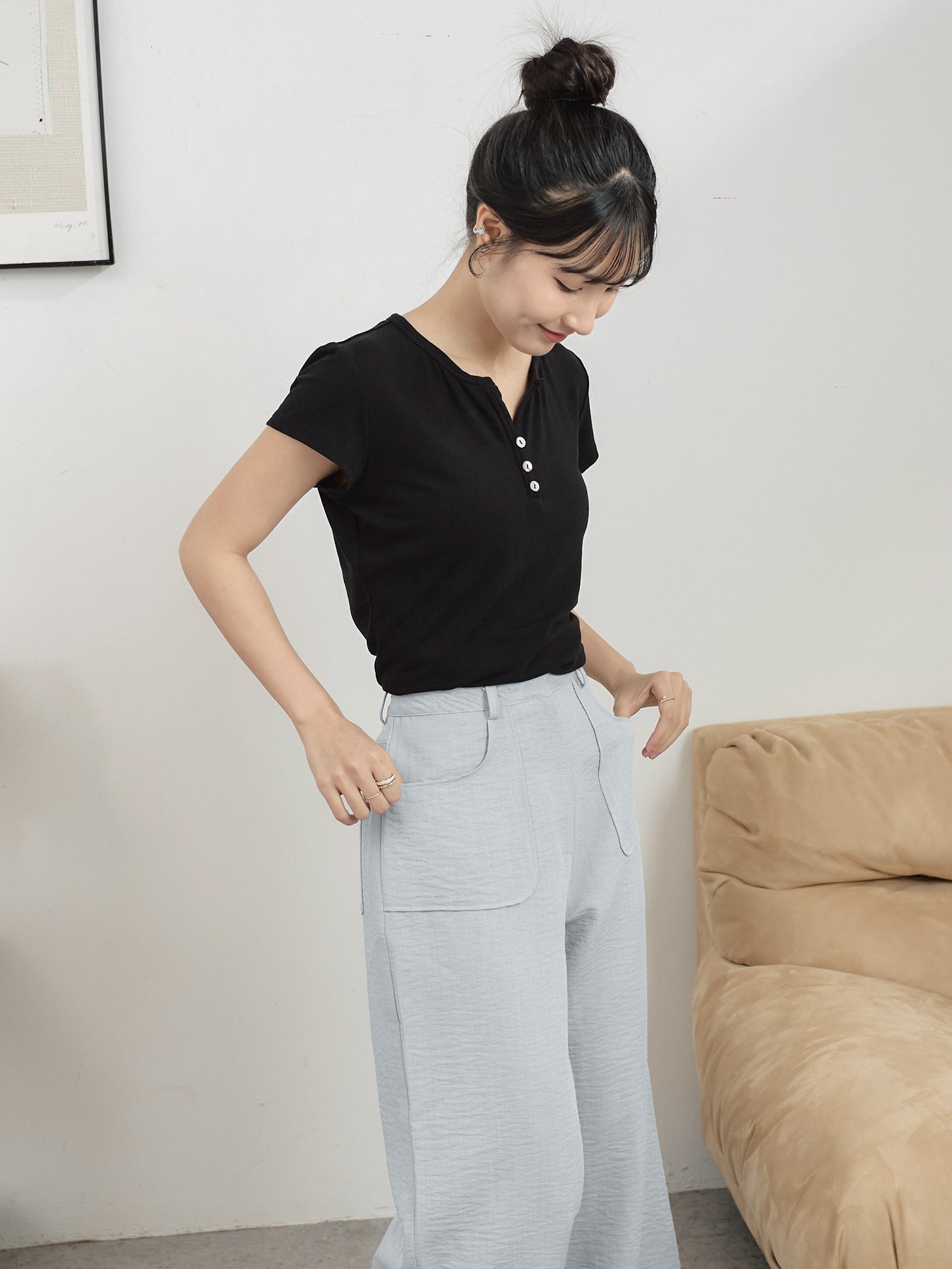 Patch Pocket Pants