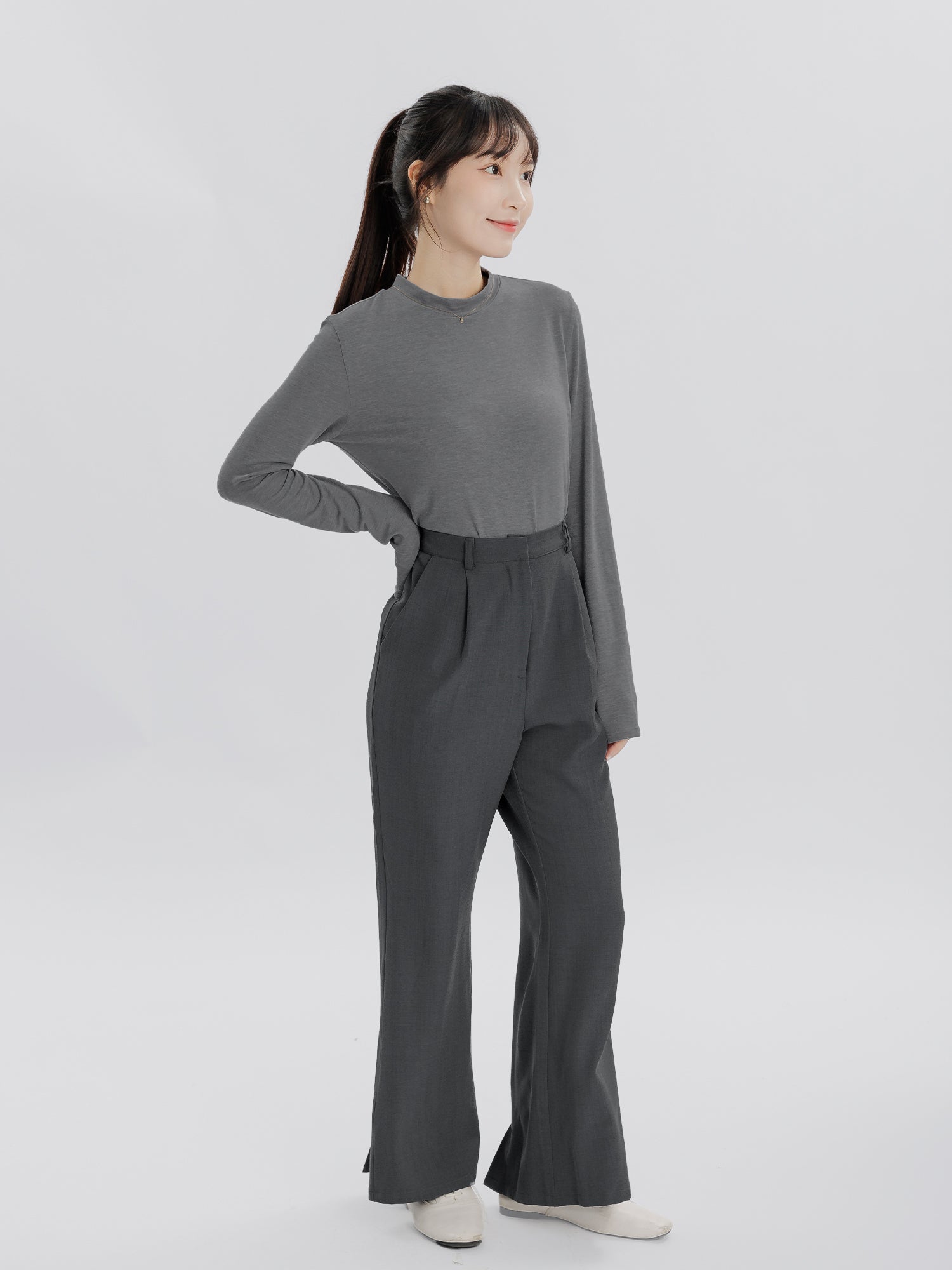 Natalie High Neck Soft Top