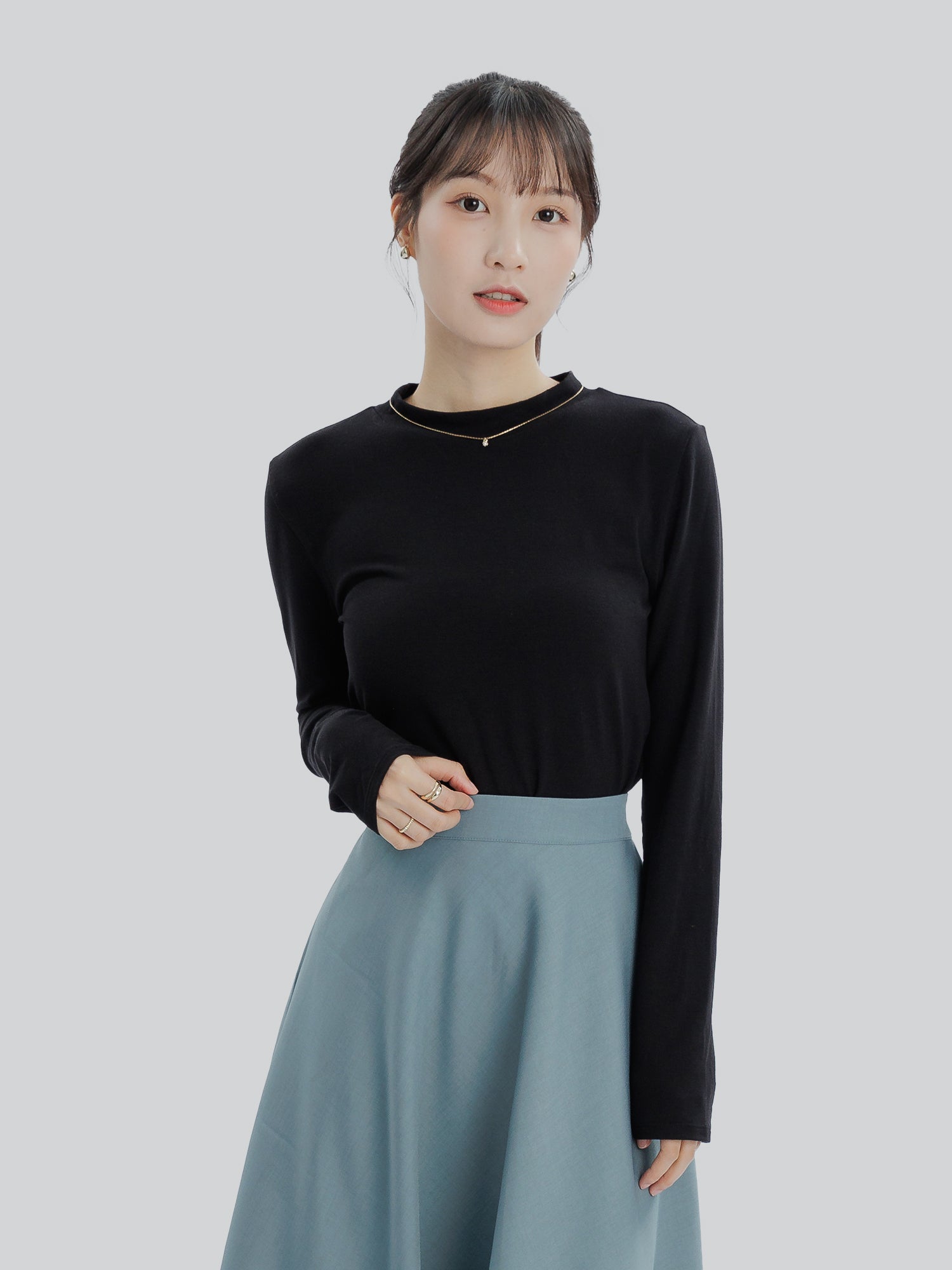 Natalie High Neck Soft Top