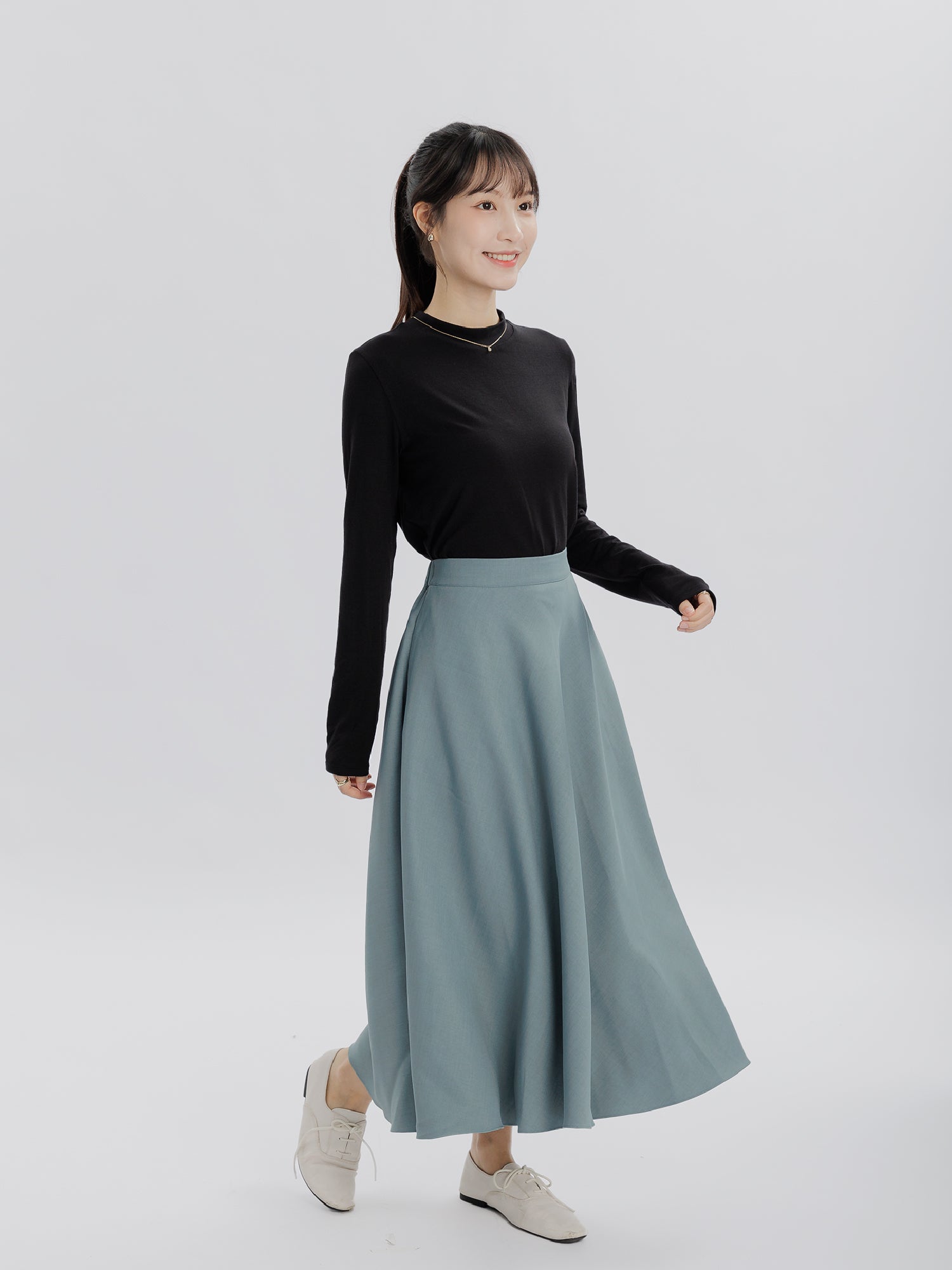 Natalie High Neck Soft Top