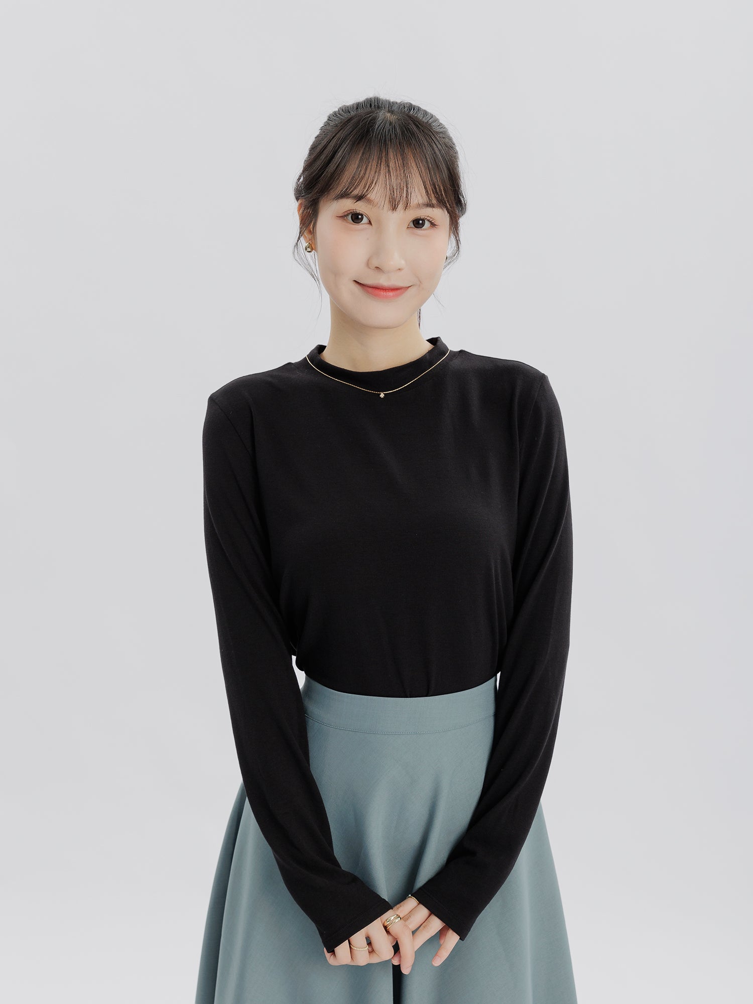 Natalie High Neck Soft Top