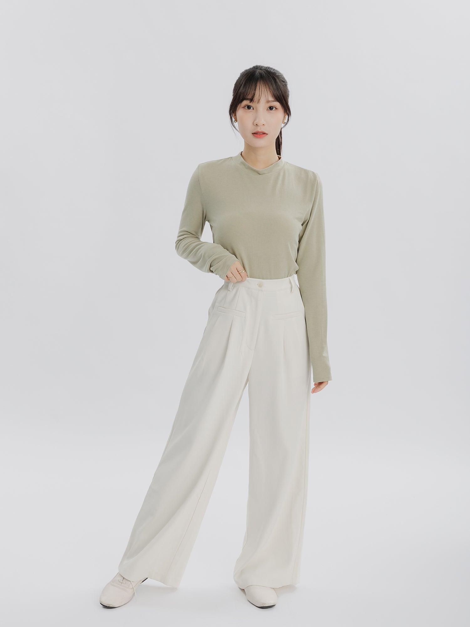 Natalie High Neck Soft Top