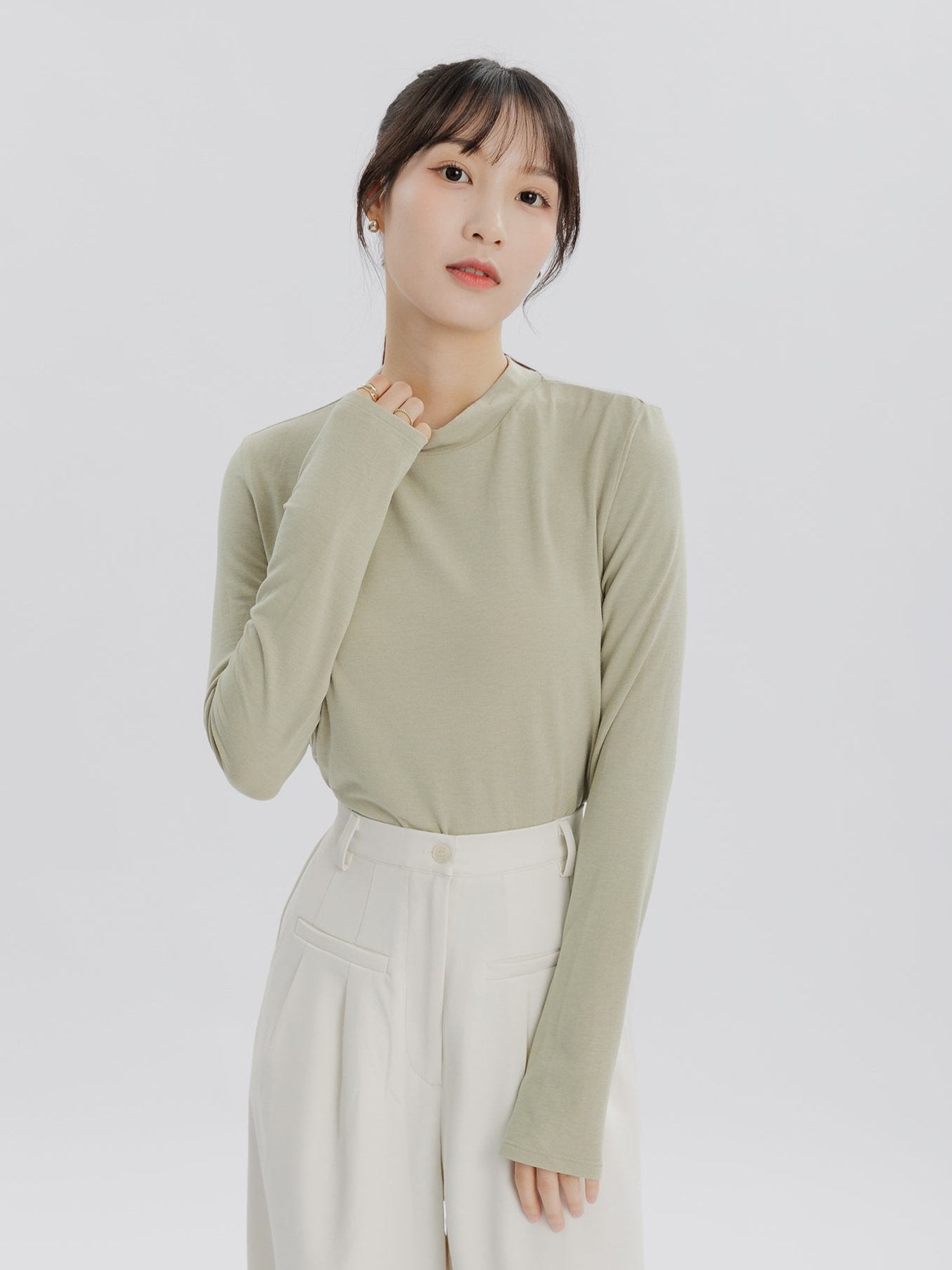 Natalie High Neck Soft Top