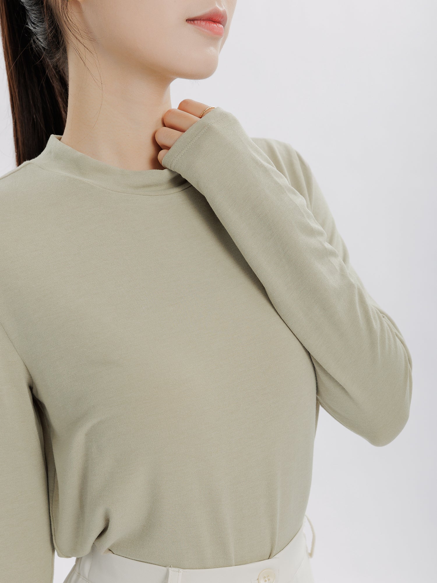 Natalie High Neck Soft Top