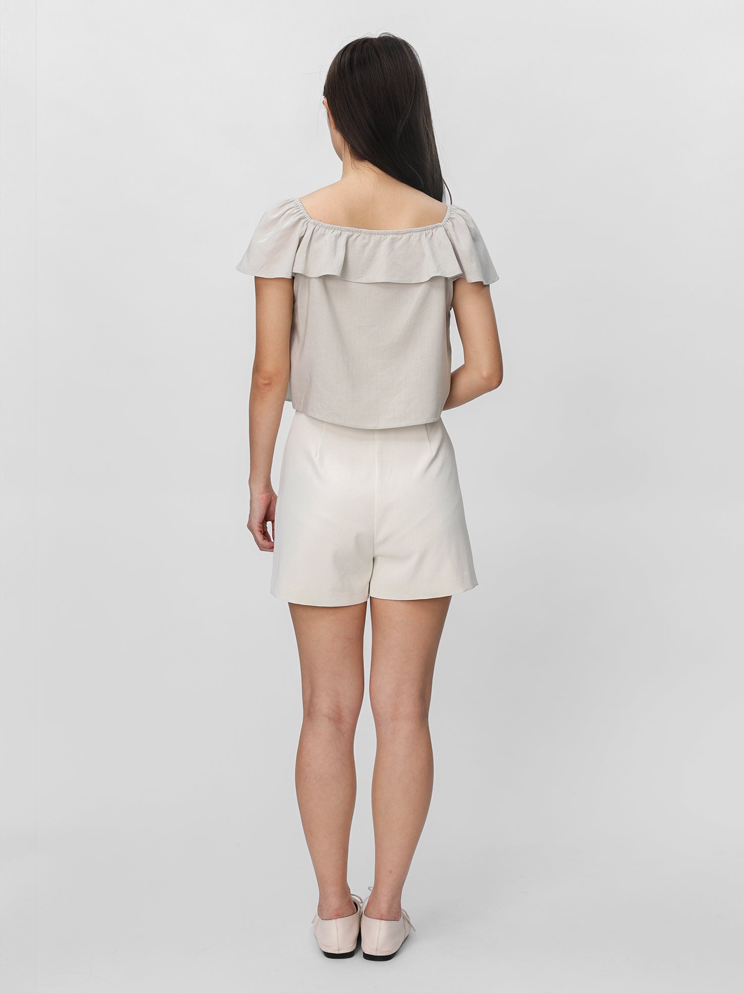 Elowen Frill Neck Top*