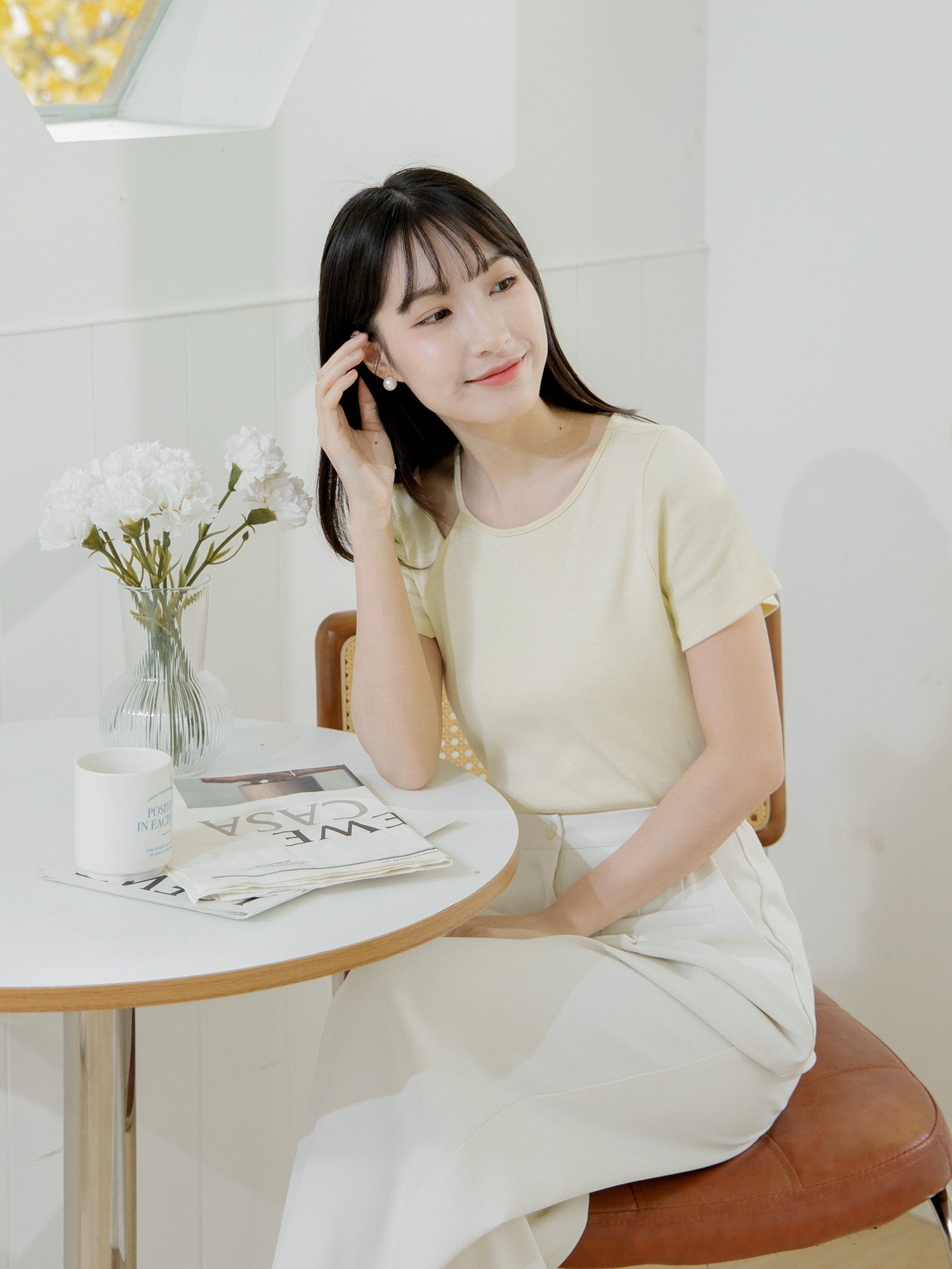 Asymmetric Cut Out Top
