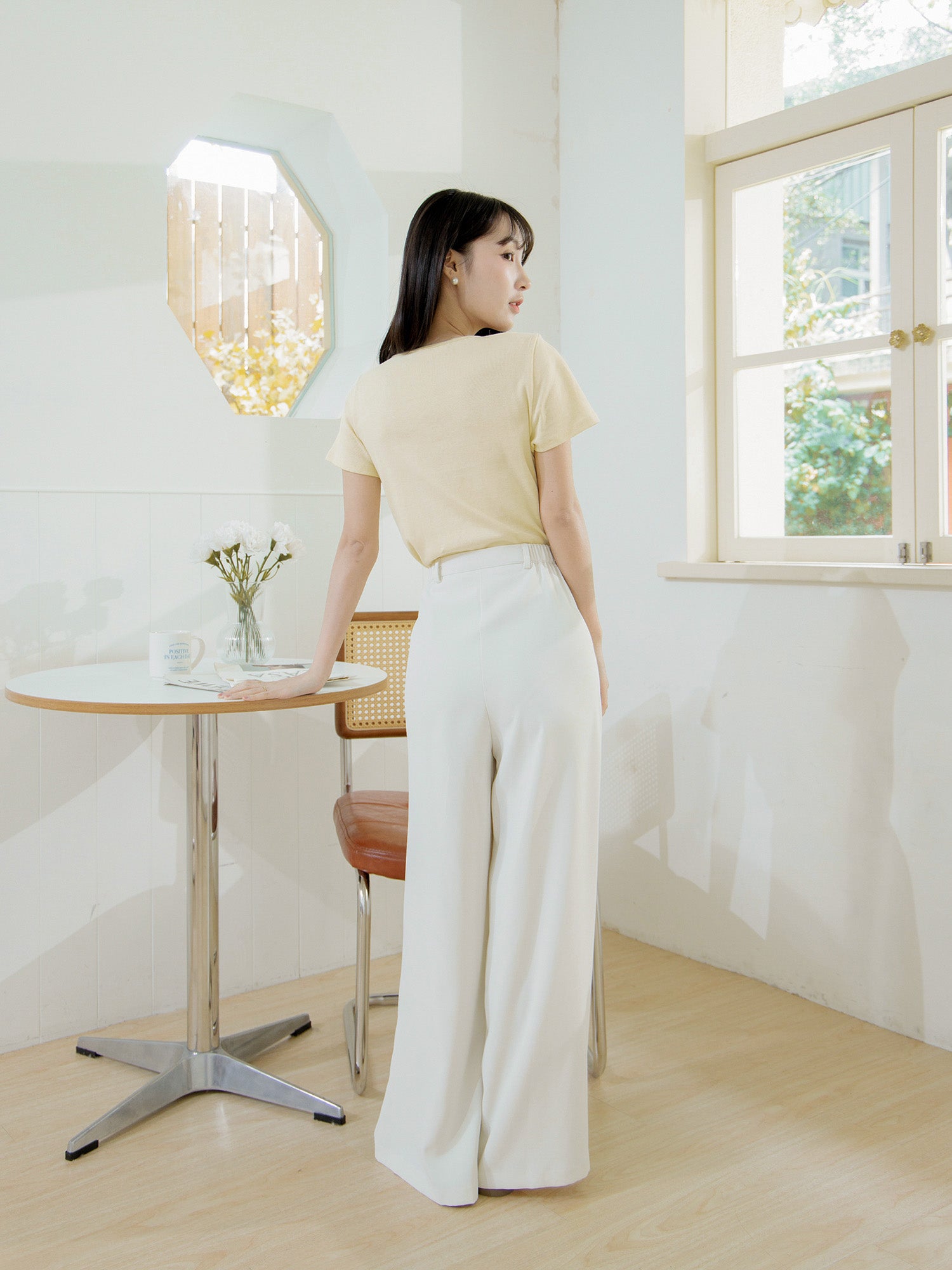 Asymmetric Cut Out Top