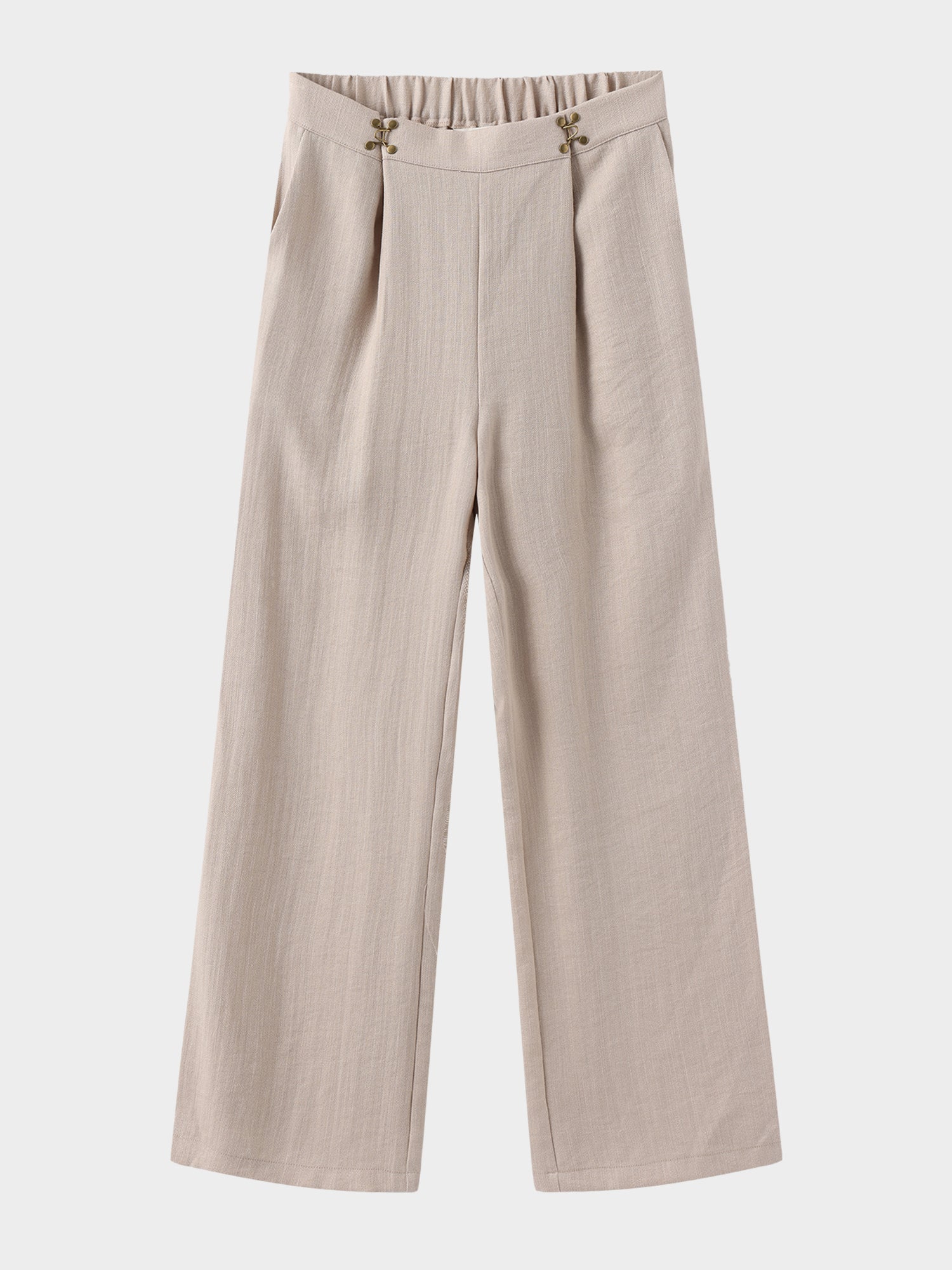 Buckled Pleated Pants