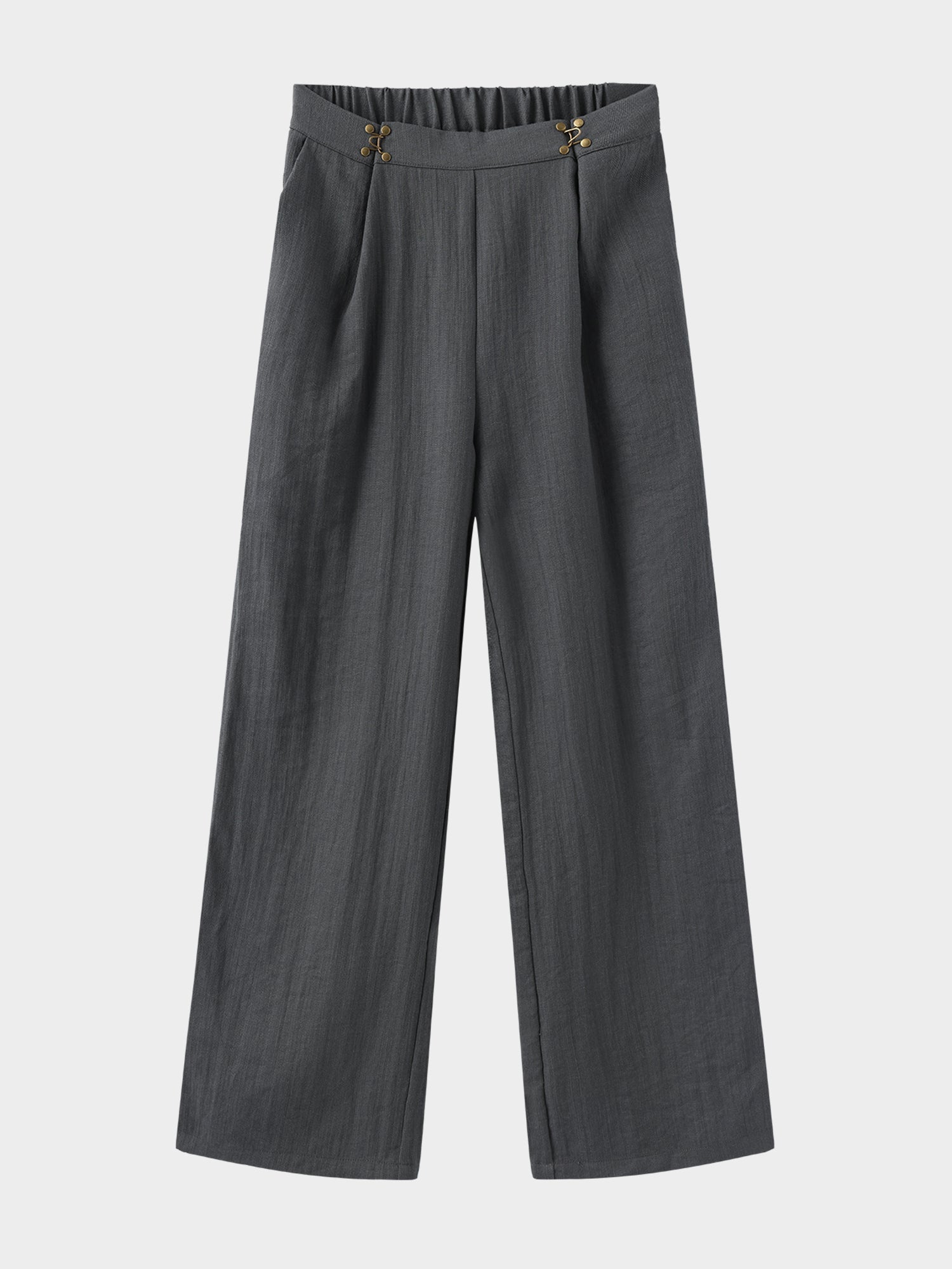 Buckled Pleated Pants