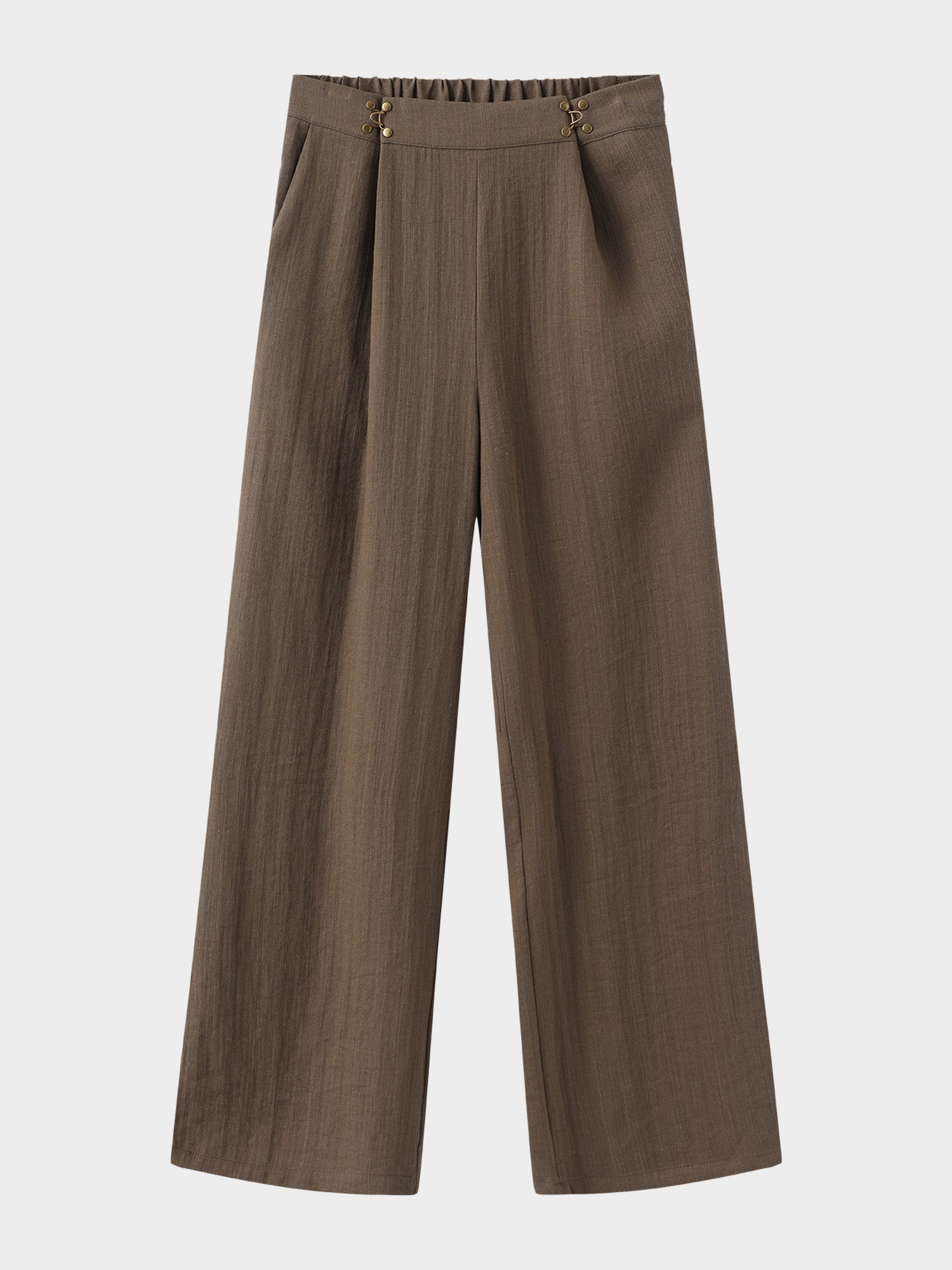 Buckled Pleated Pants