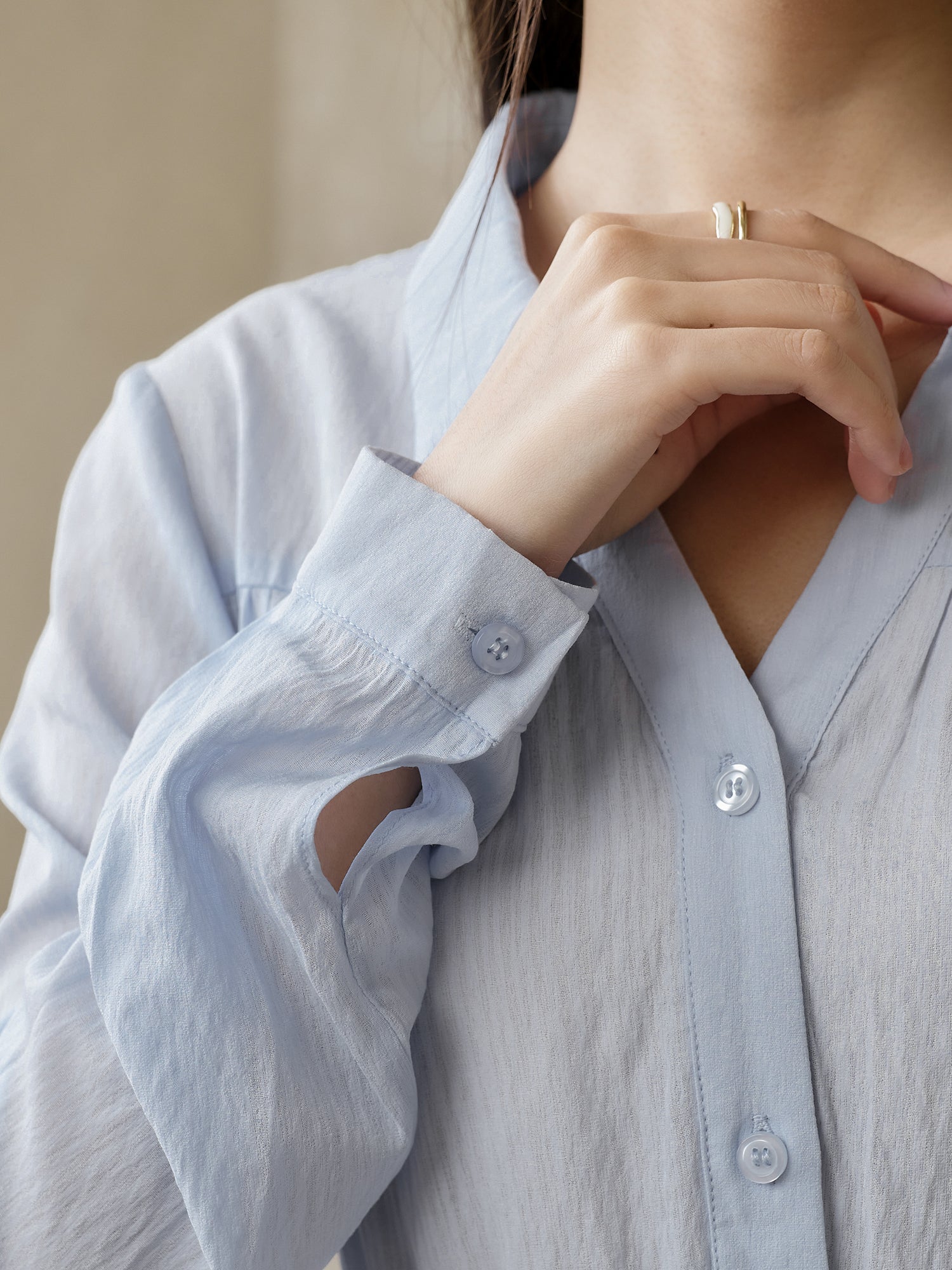 蛋糕襯衫連身裙(附打底裙)