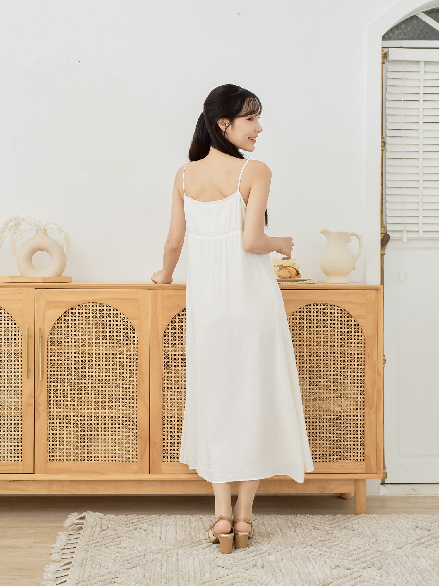 Juliette Summer Slit Cami Dress