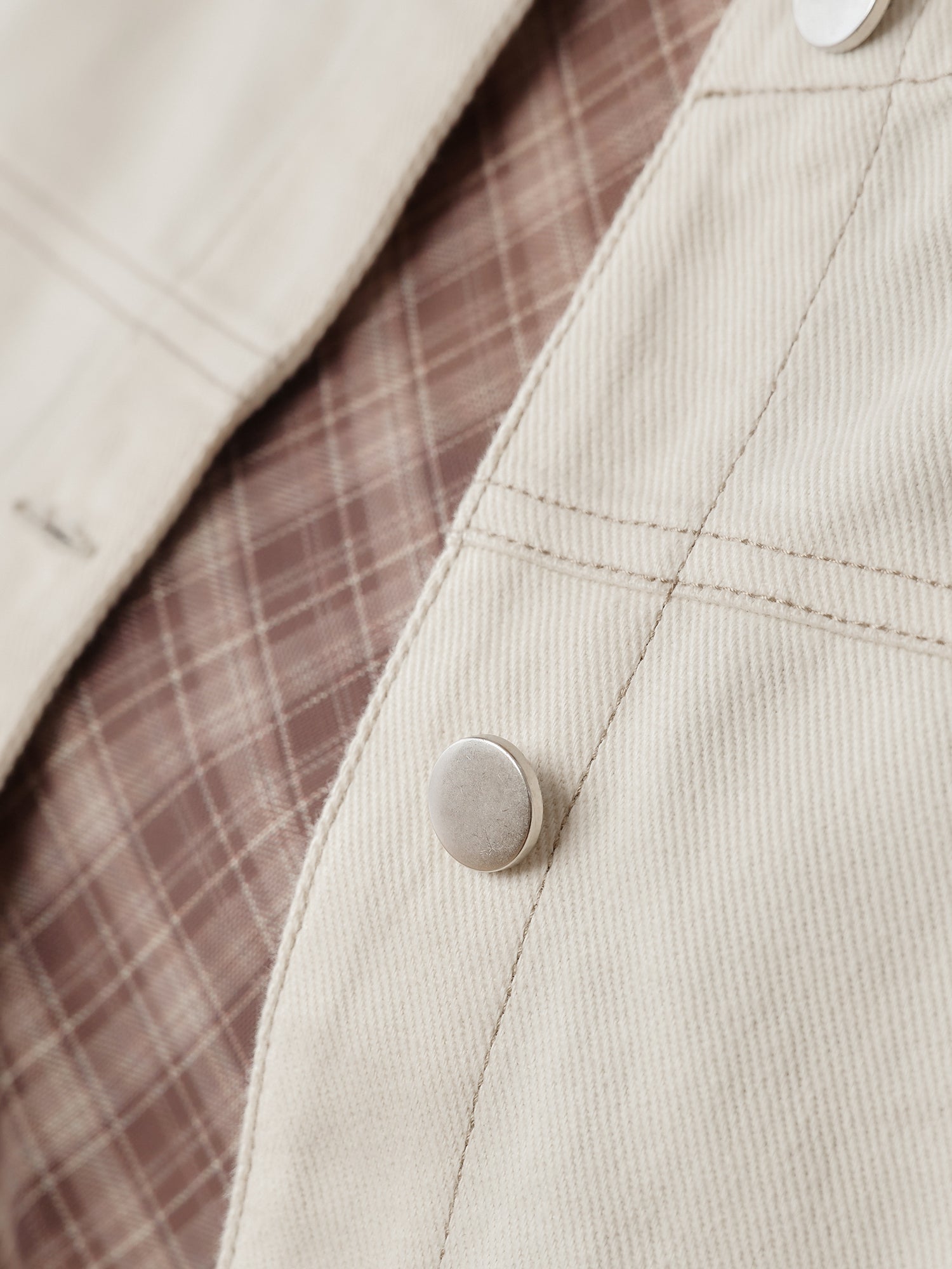 Round Neck Twill Jacket