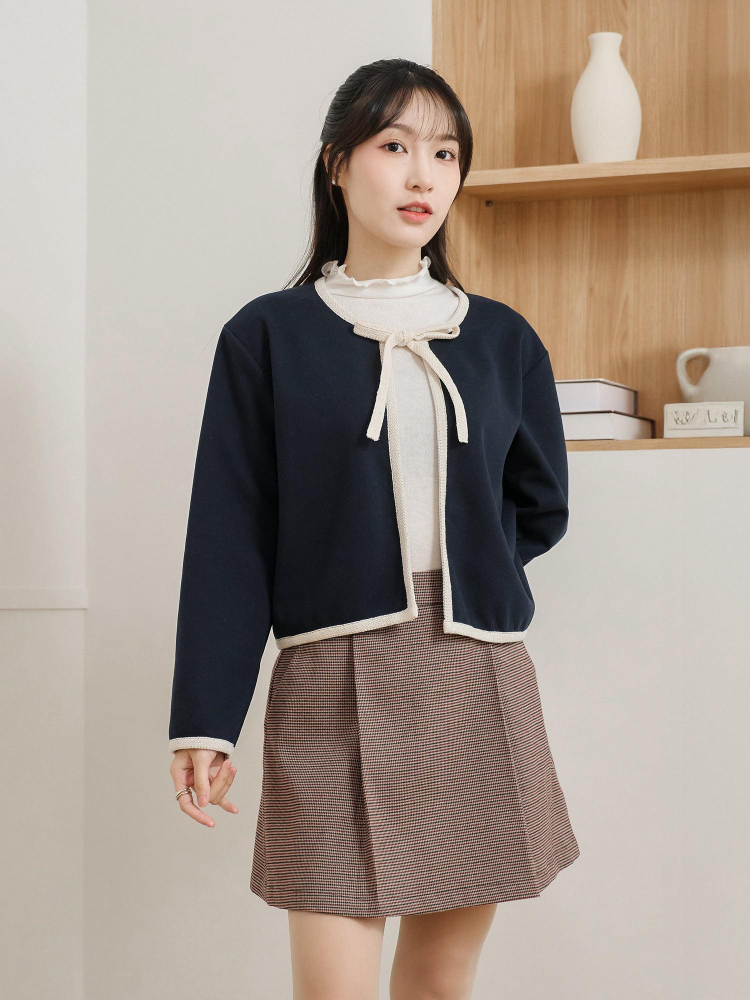 Premium Tie Front Coat