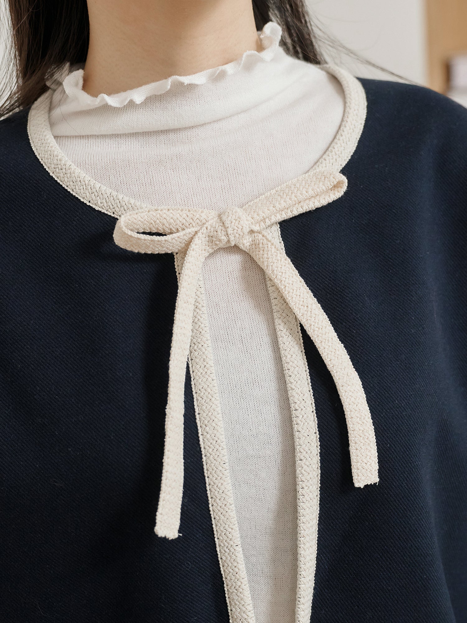 Premium Tie Front Coat