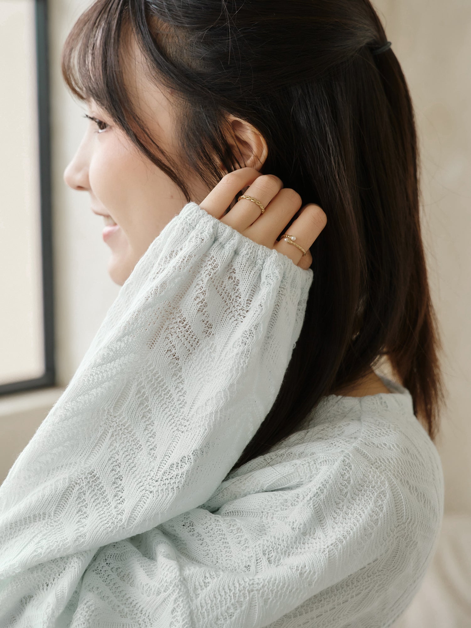 Oversized Crochet Sweater