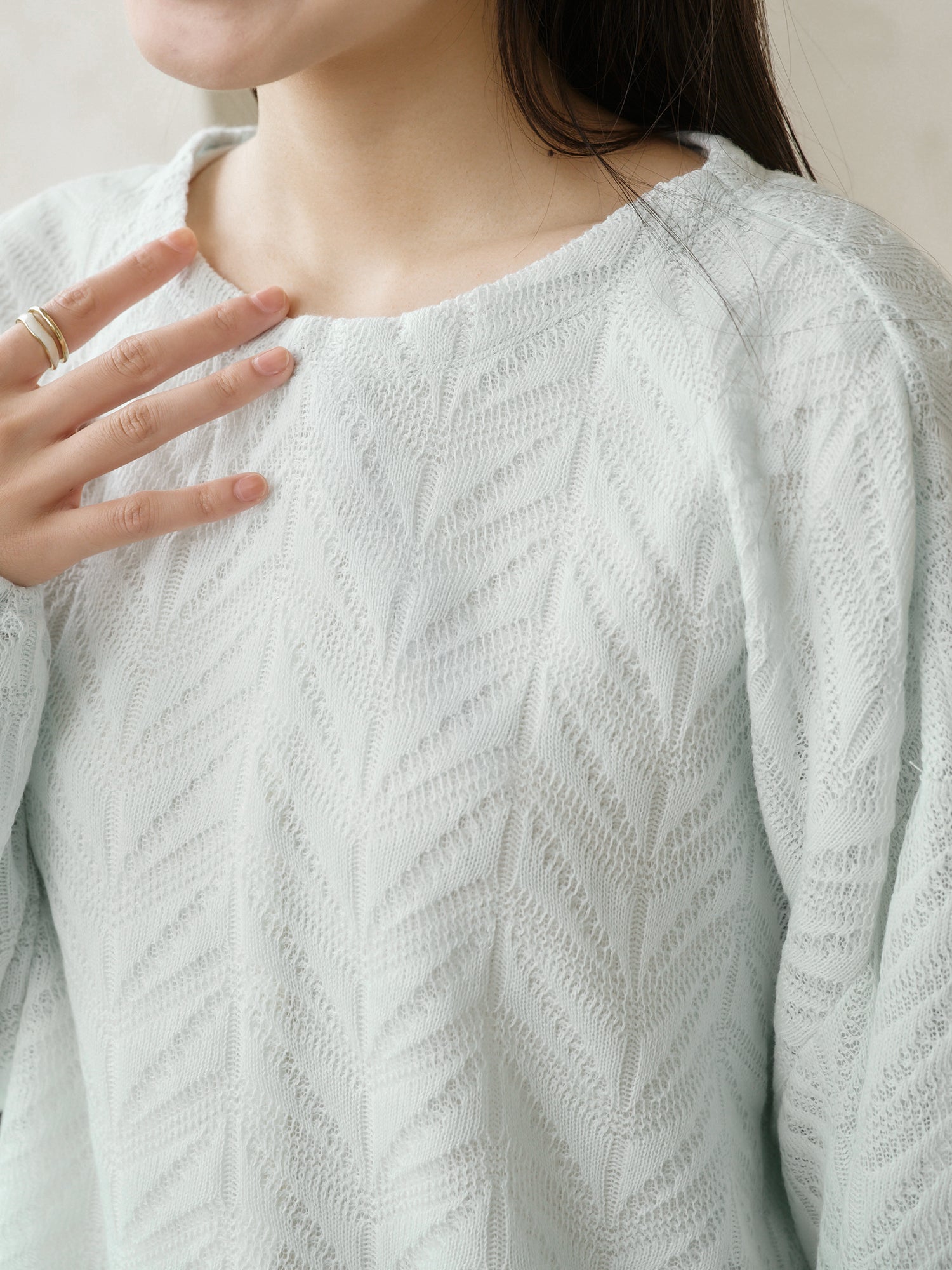 Oversized Crochet Sweater