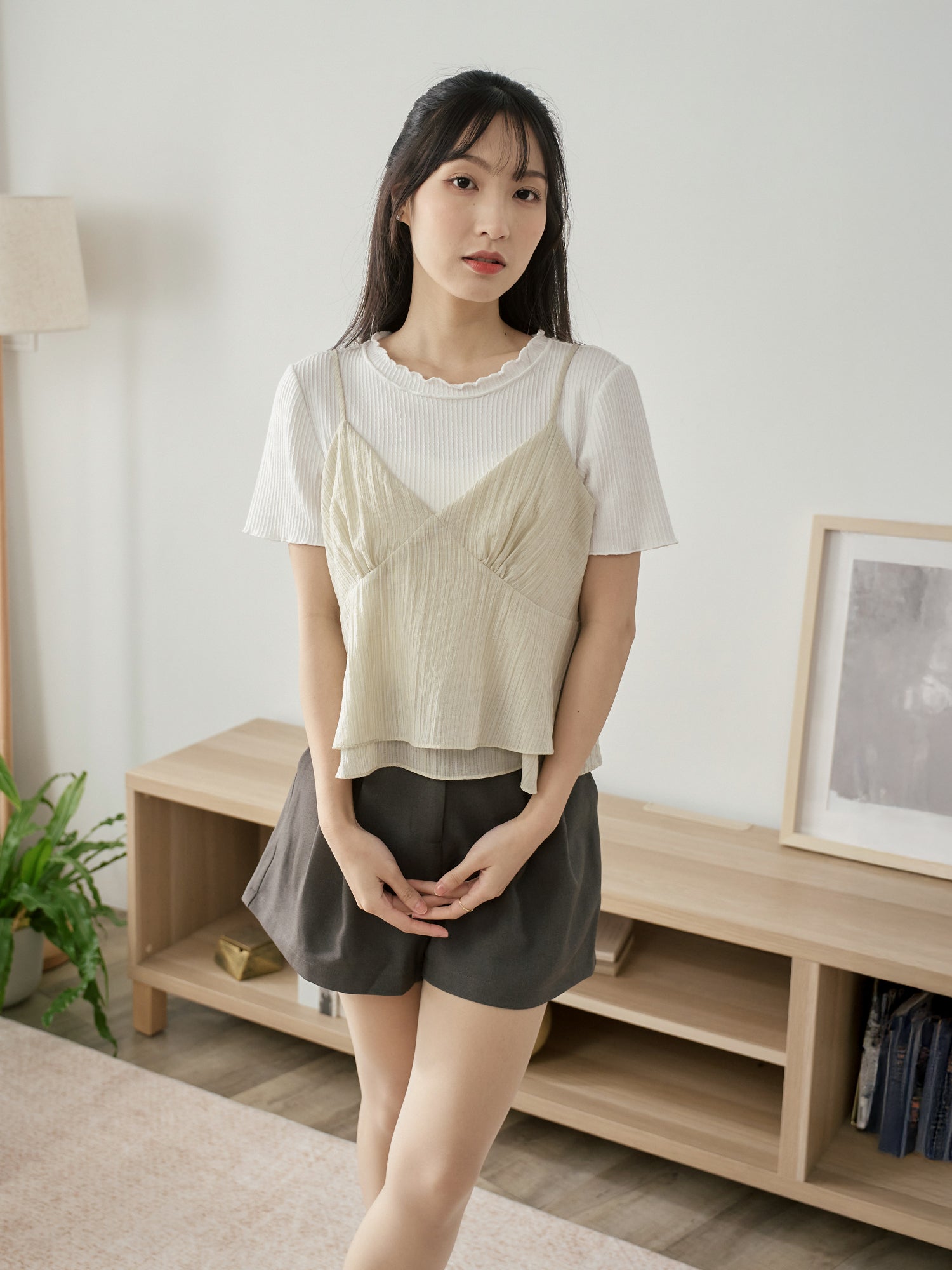 Striped Layer Cami Top