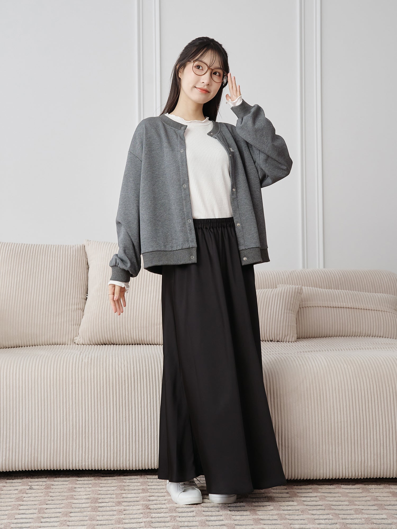 衛衣料寬鬆外套