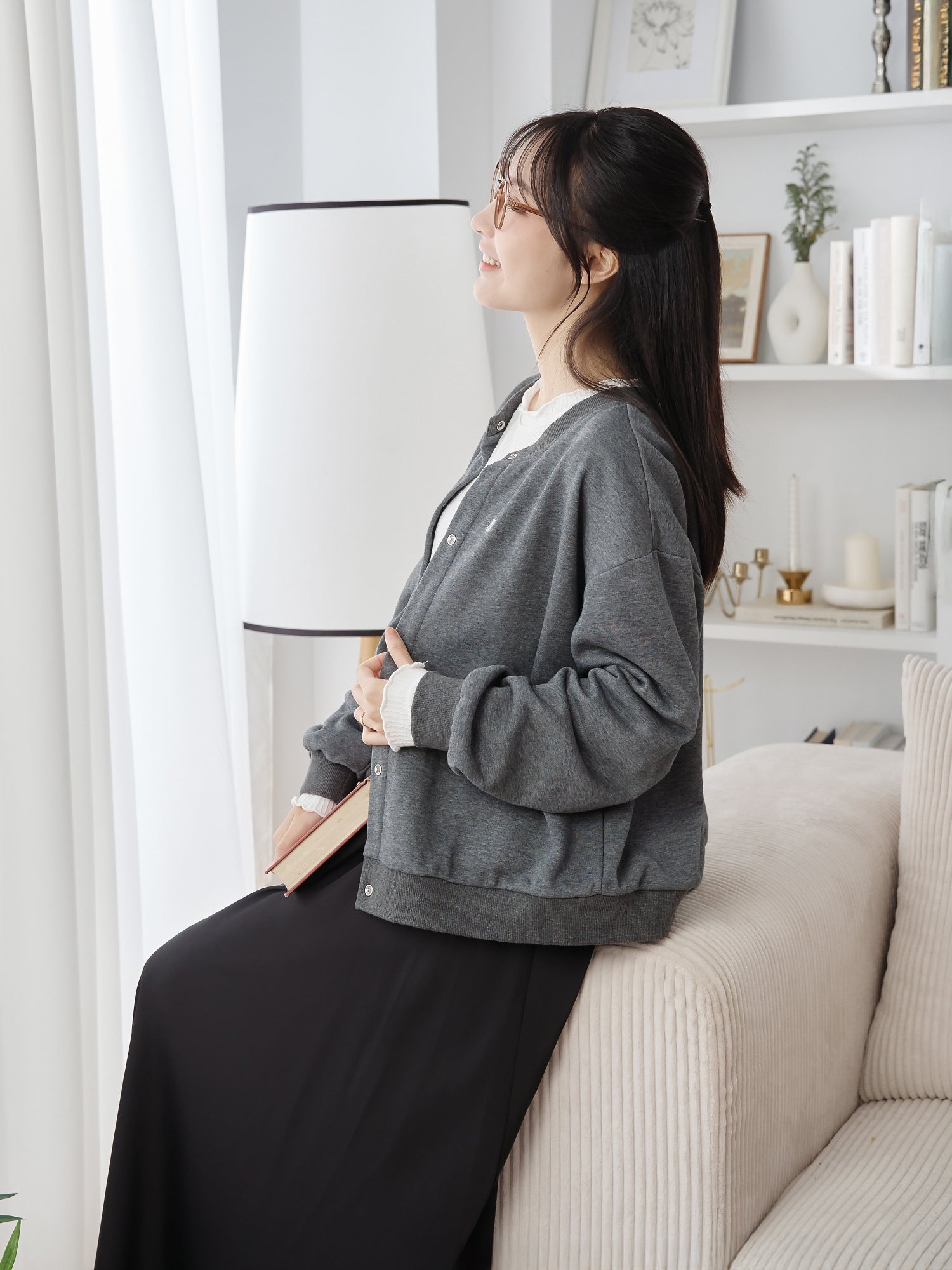 衛衣料寬鬆外套