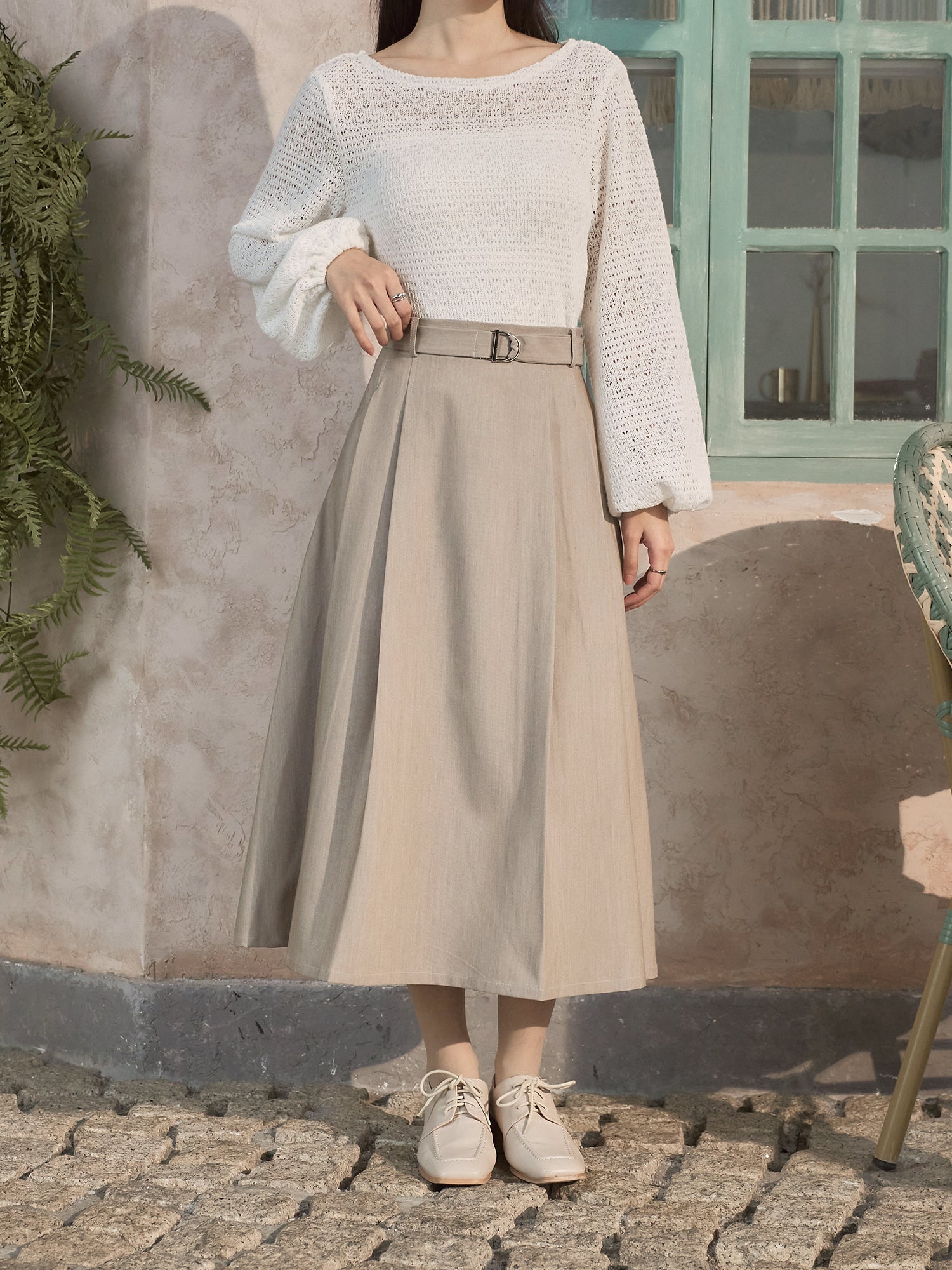 Sabrina Neck Crochet Top