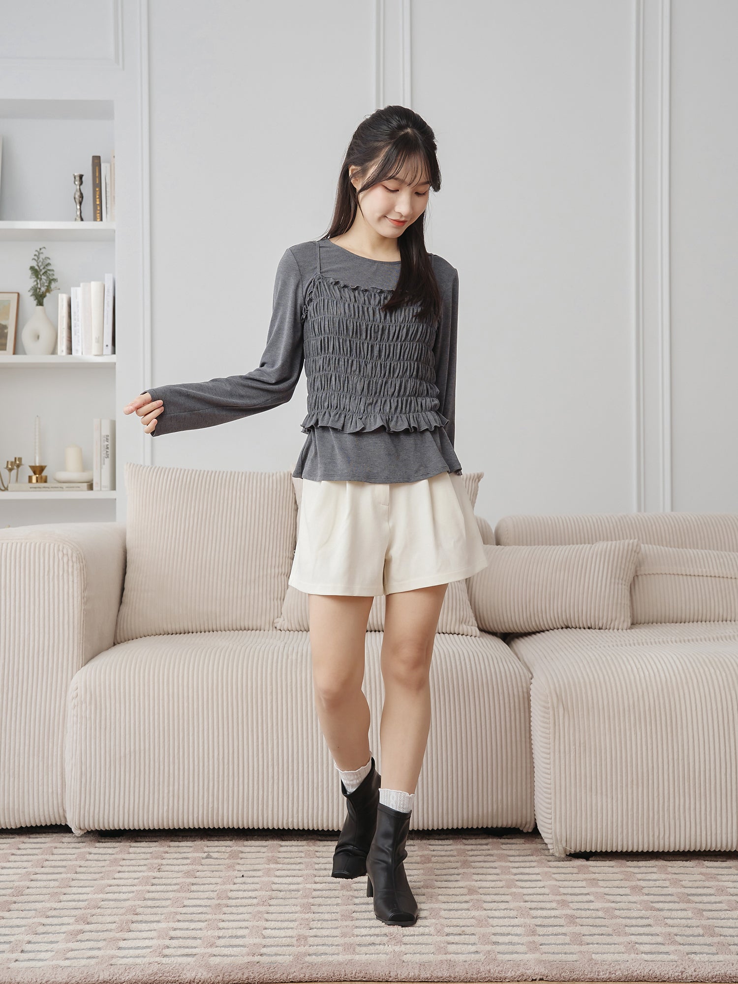 兩件式打攬上衣