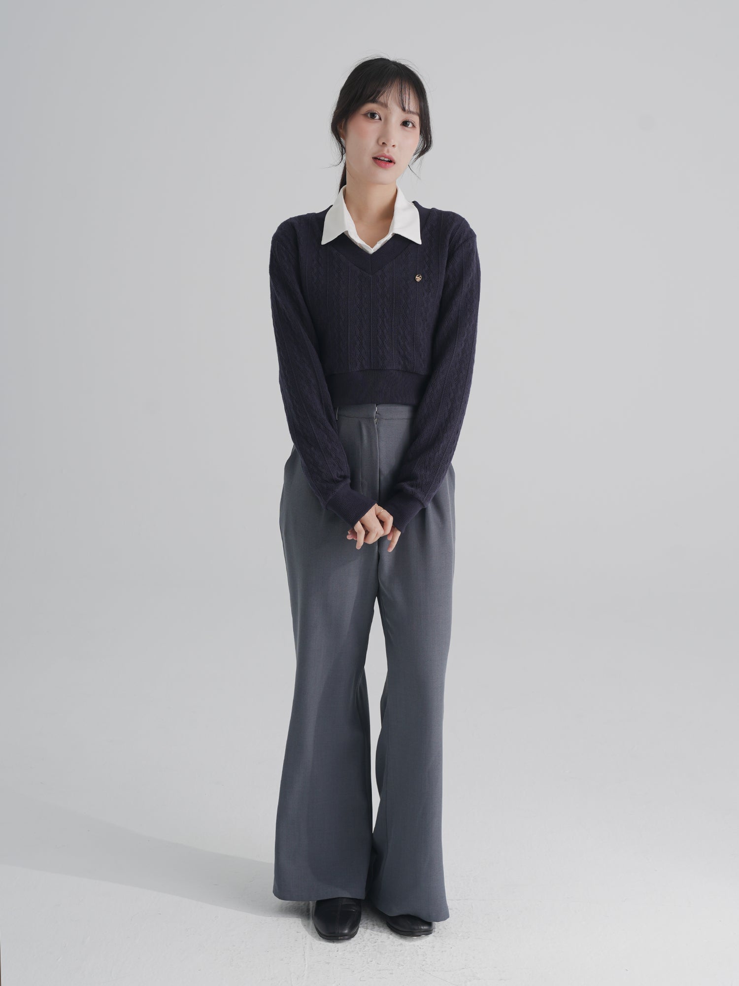 學院風針織上衣