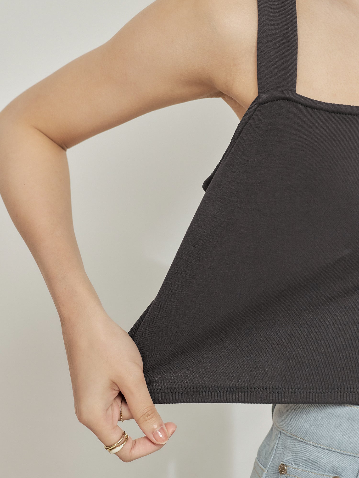 Wide Strap Tank Top