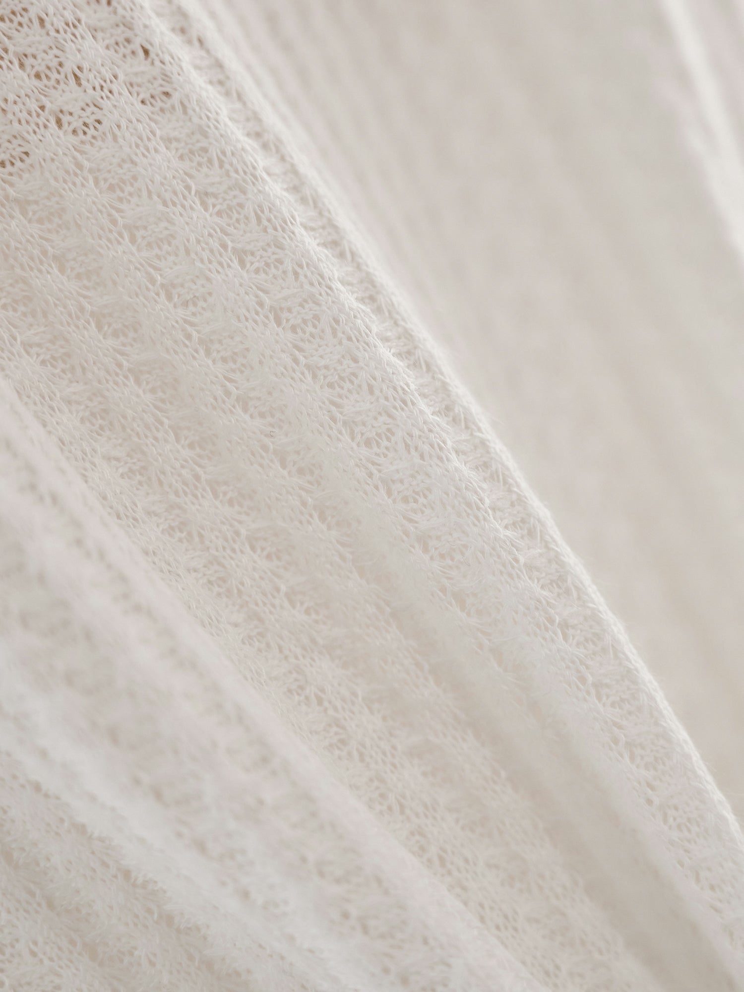 Tie Waist Waffle Top