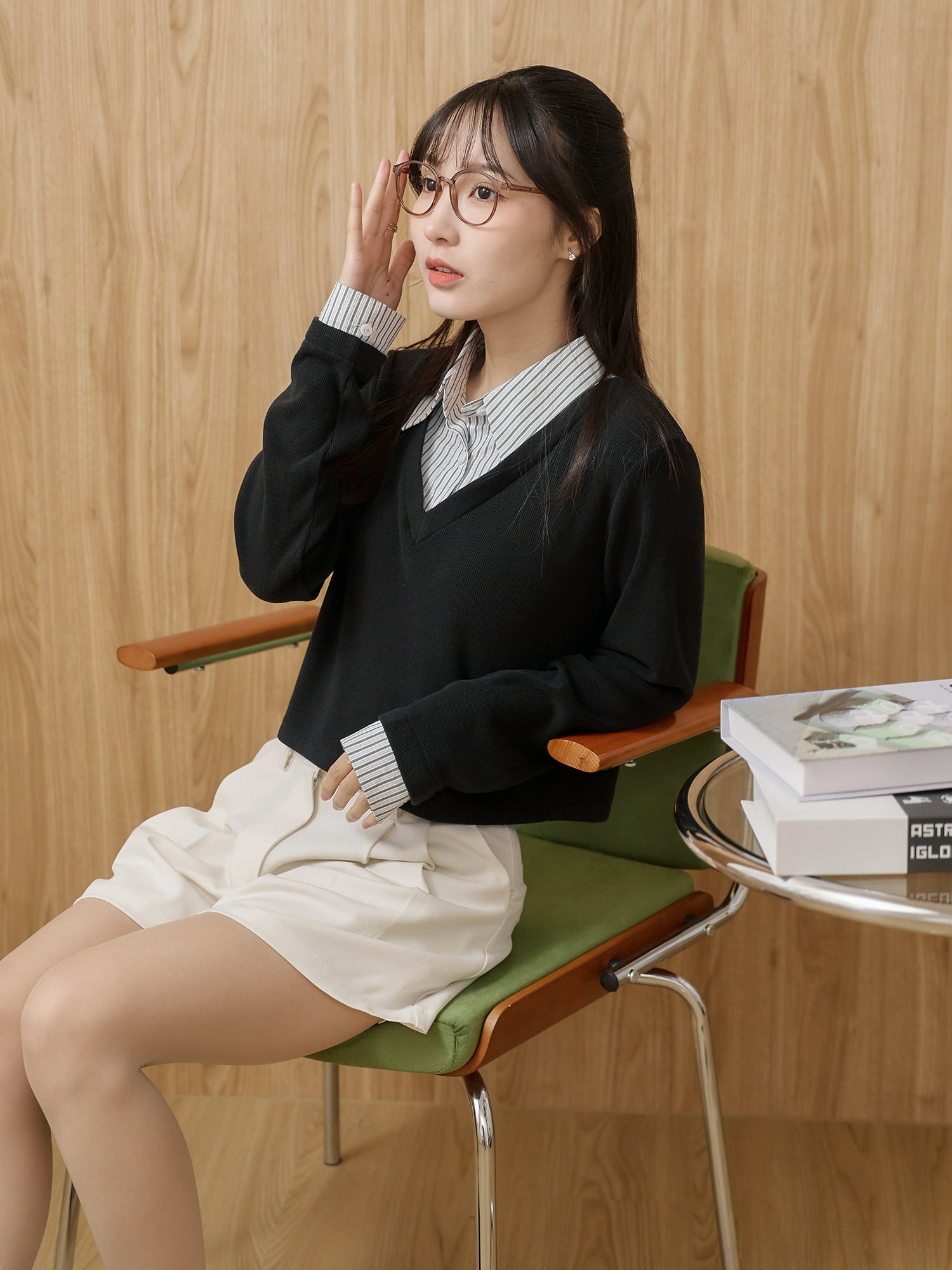 Cashmere Layered Shirt