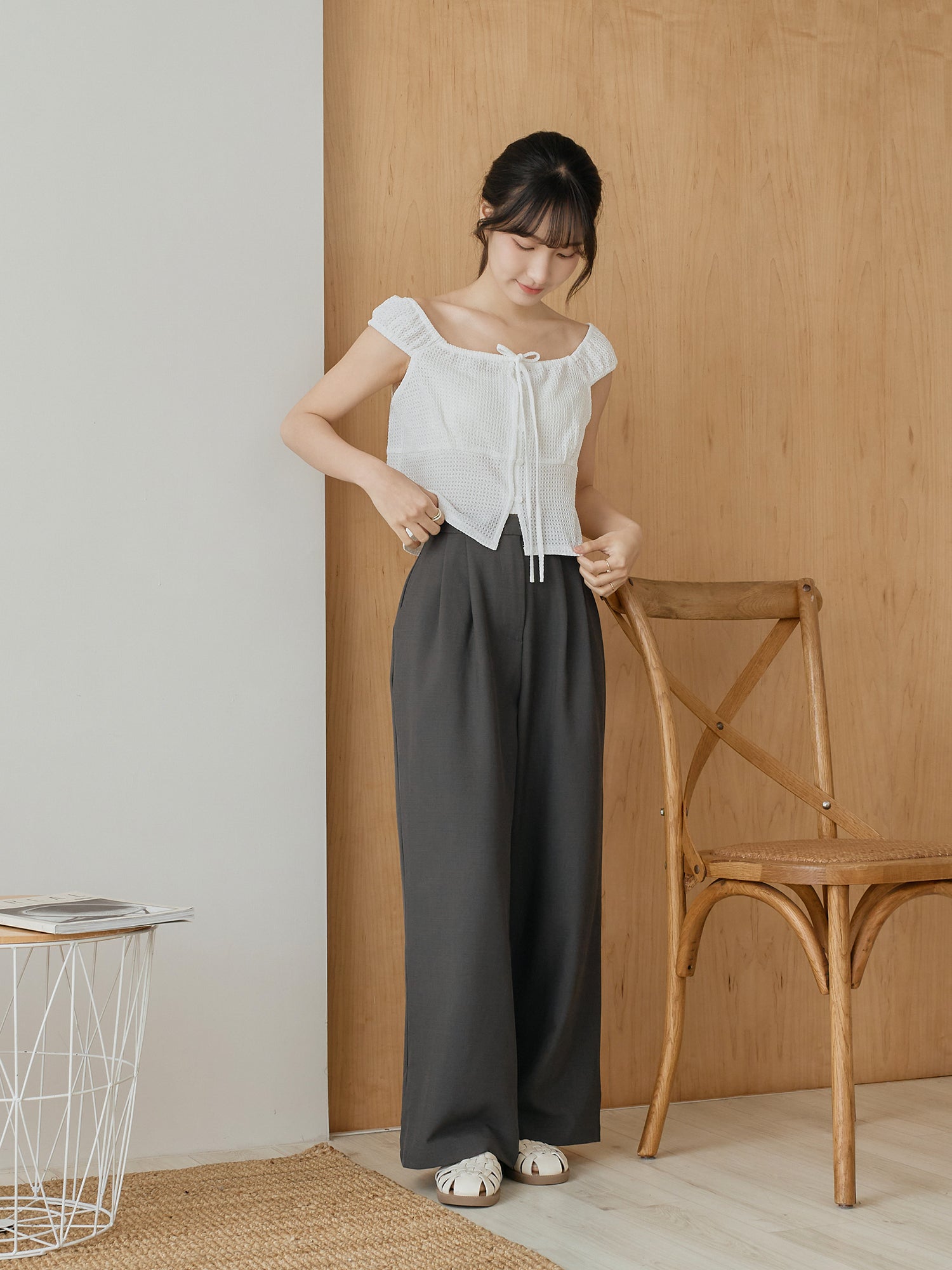 Side Buckle Pants