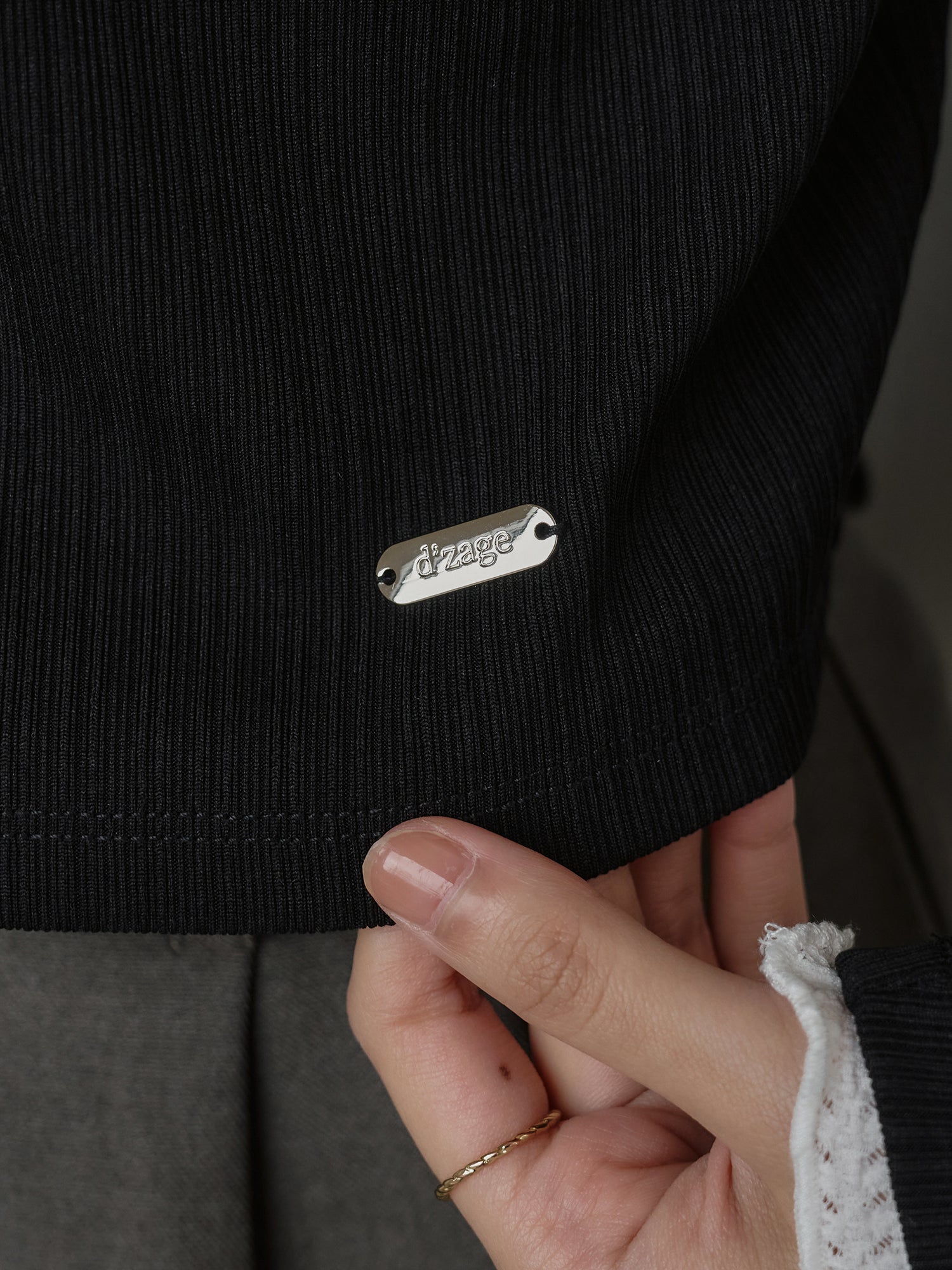 Cropped Pleated Cardigan