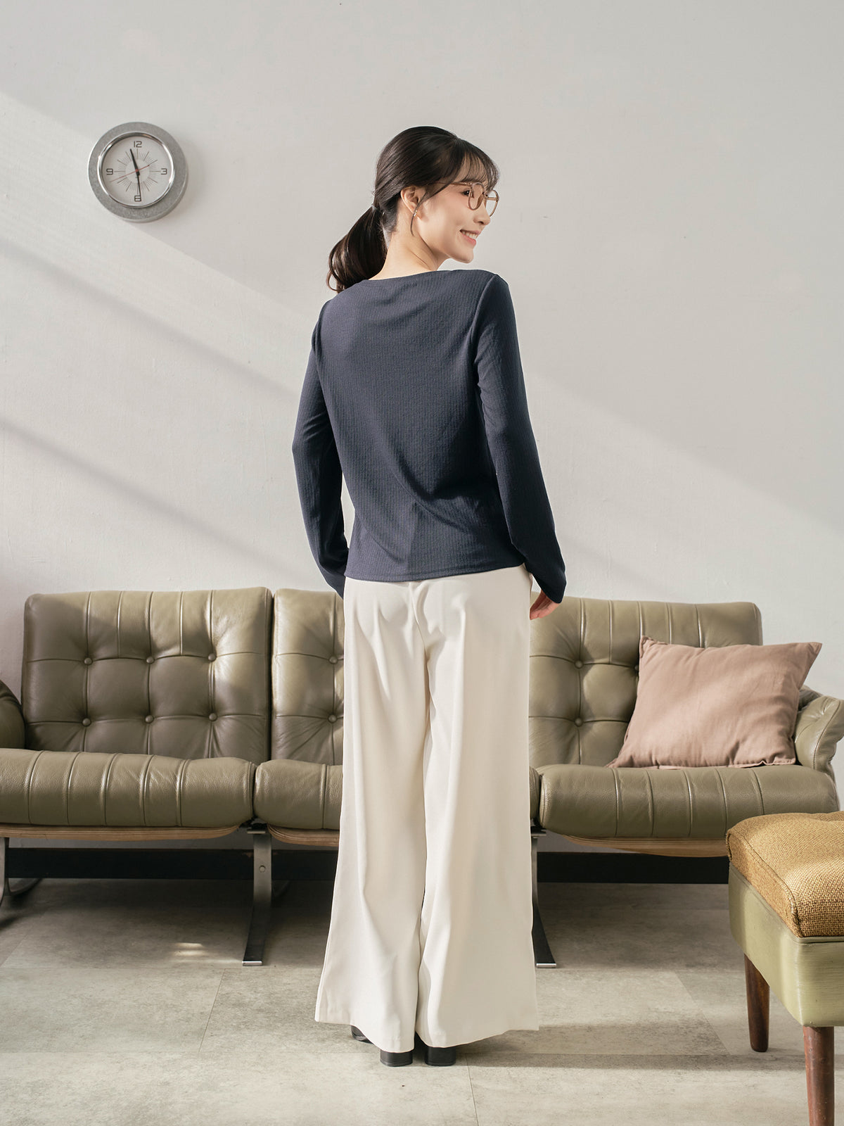 Long Sleeve Henley Top