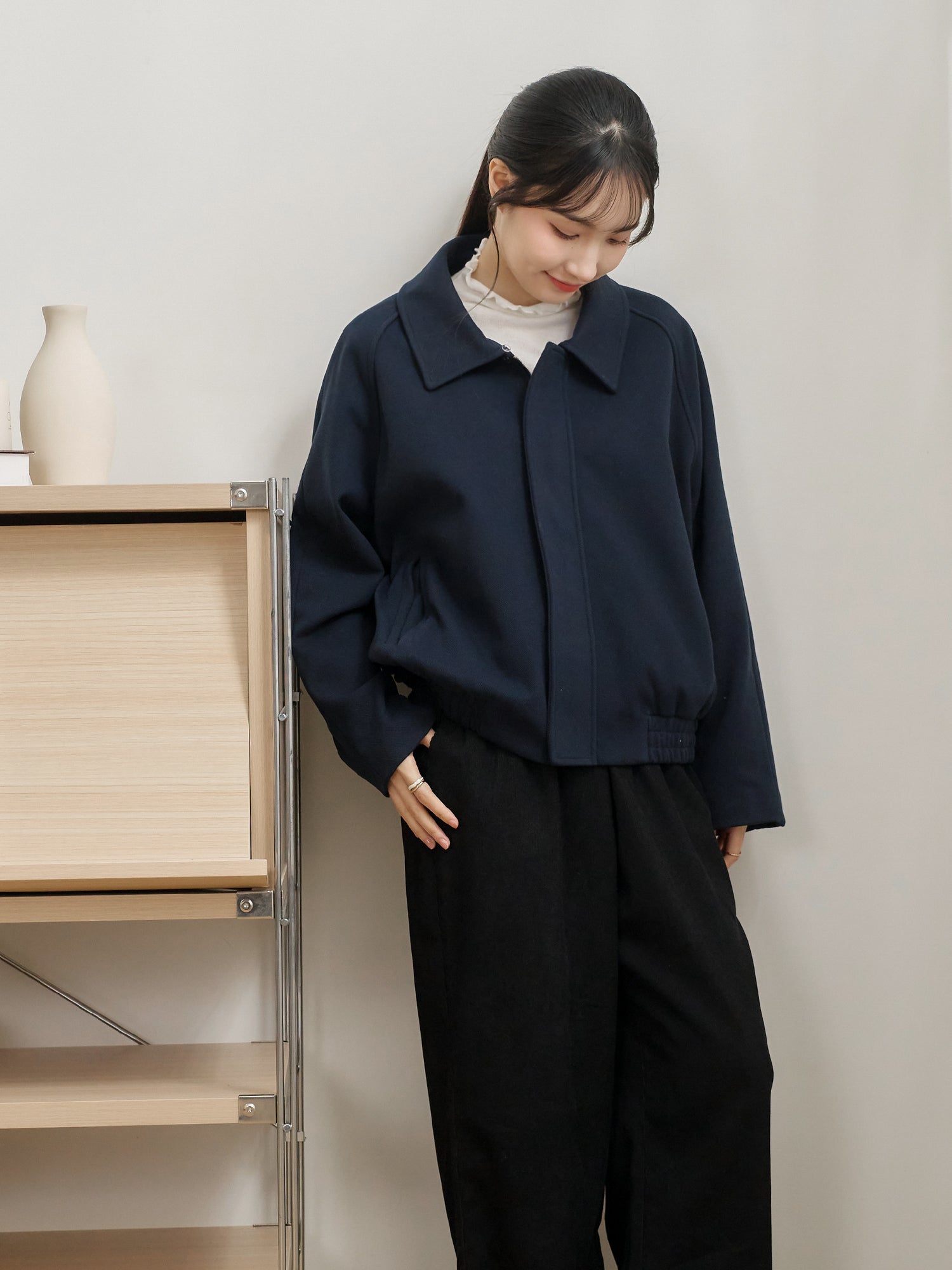 Premium Bomber Coat (Detachable Fluffy Collar)