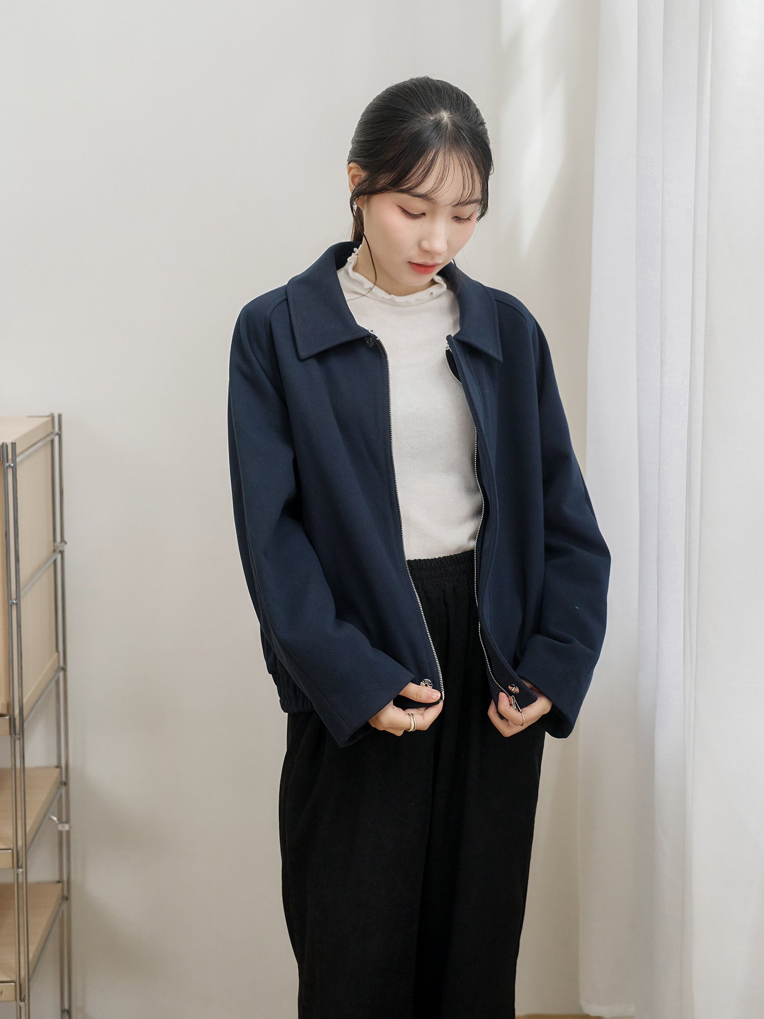 Premium Bomber Coat (Detachable Fluffy Collar)