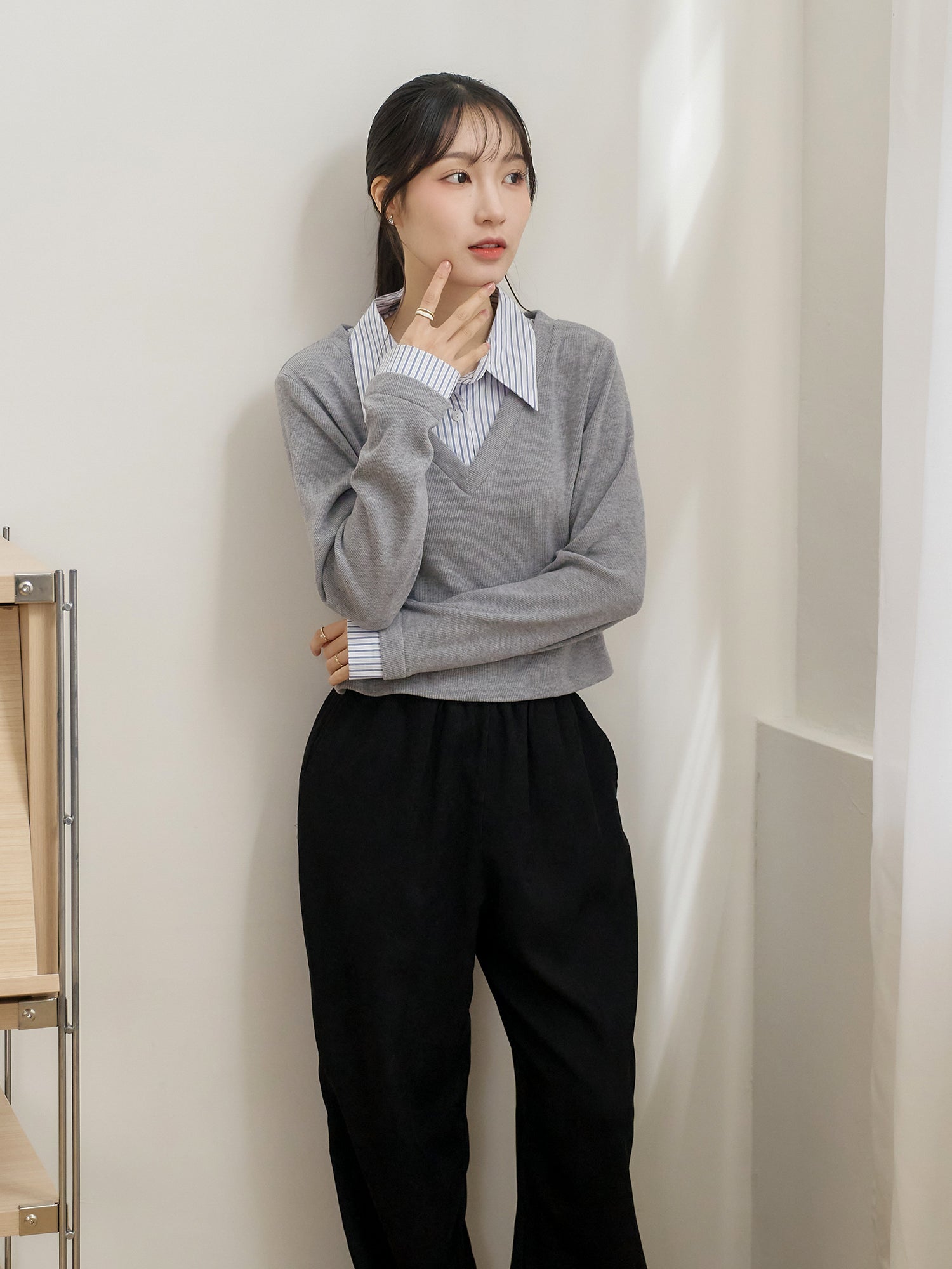 Cashmere Layered Shirt