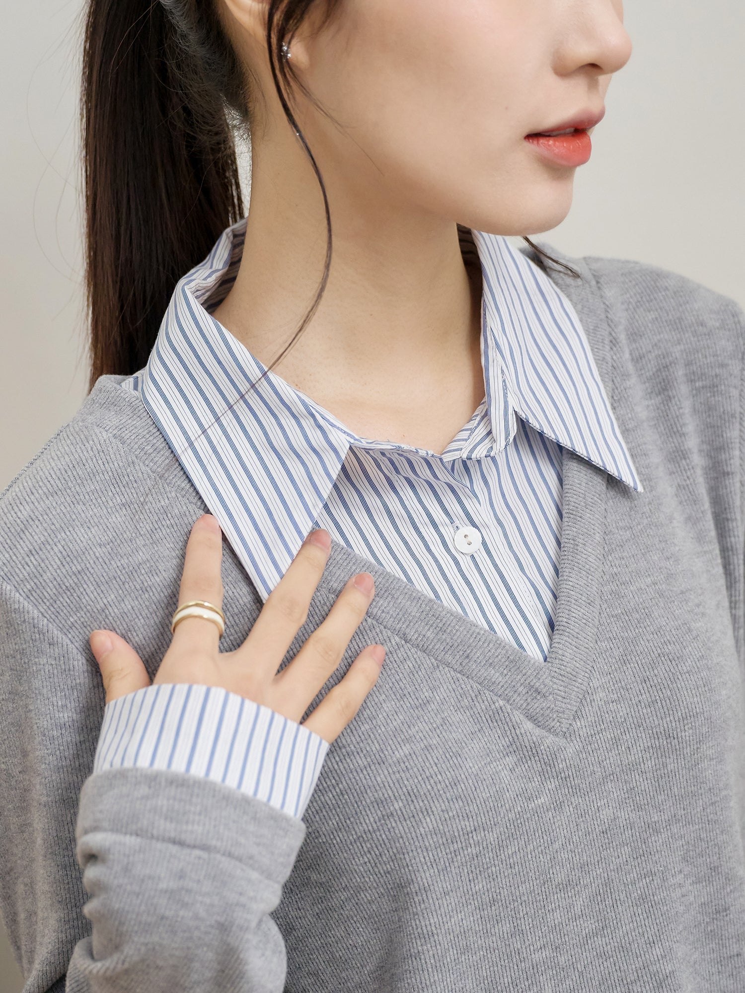 Cashmere Layered Shirt