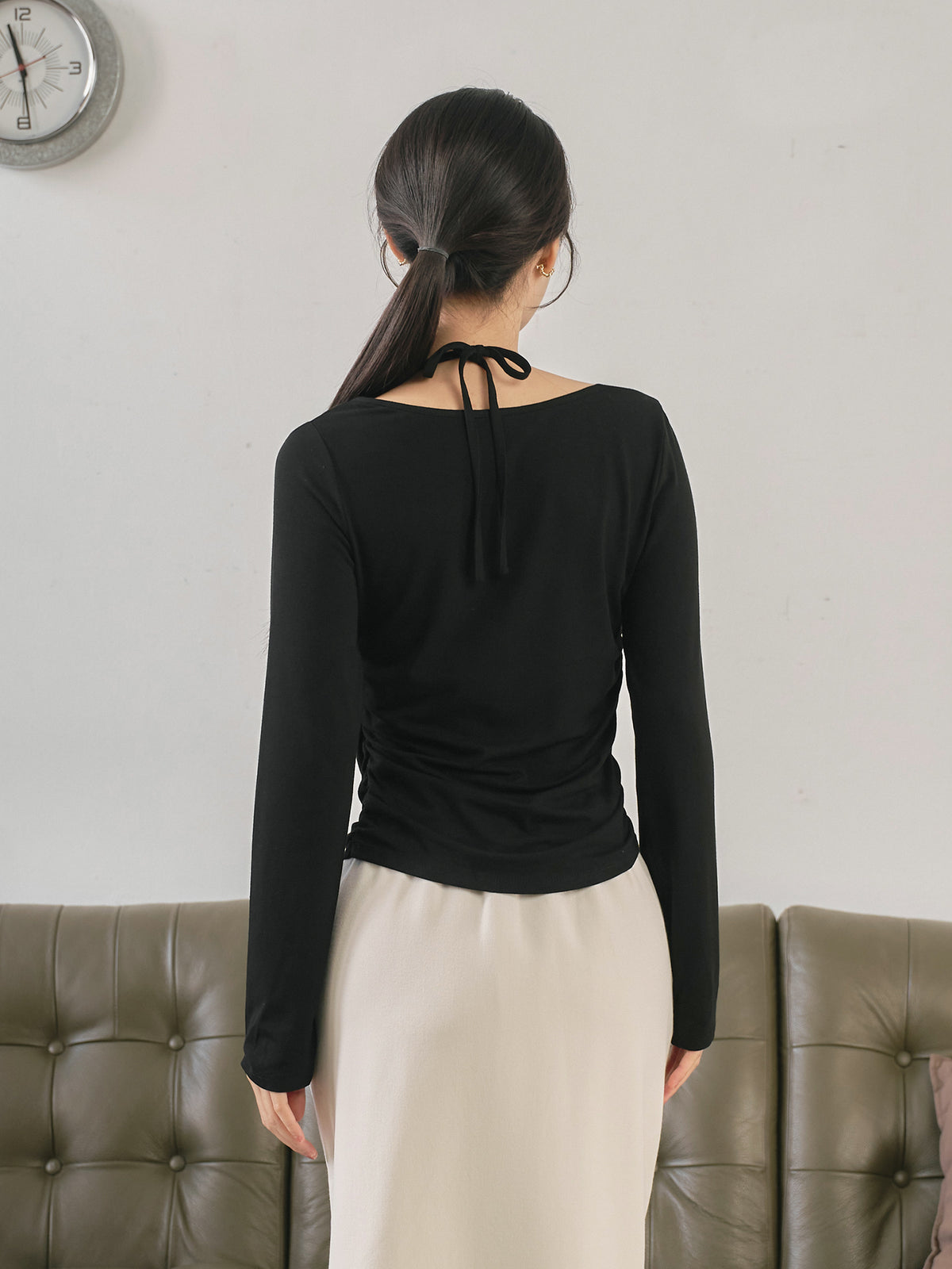 Layered Halter Neck Top