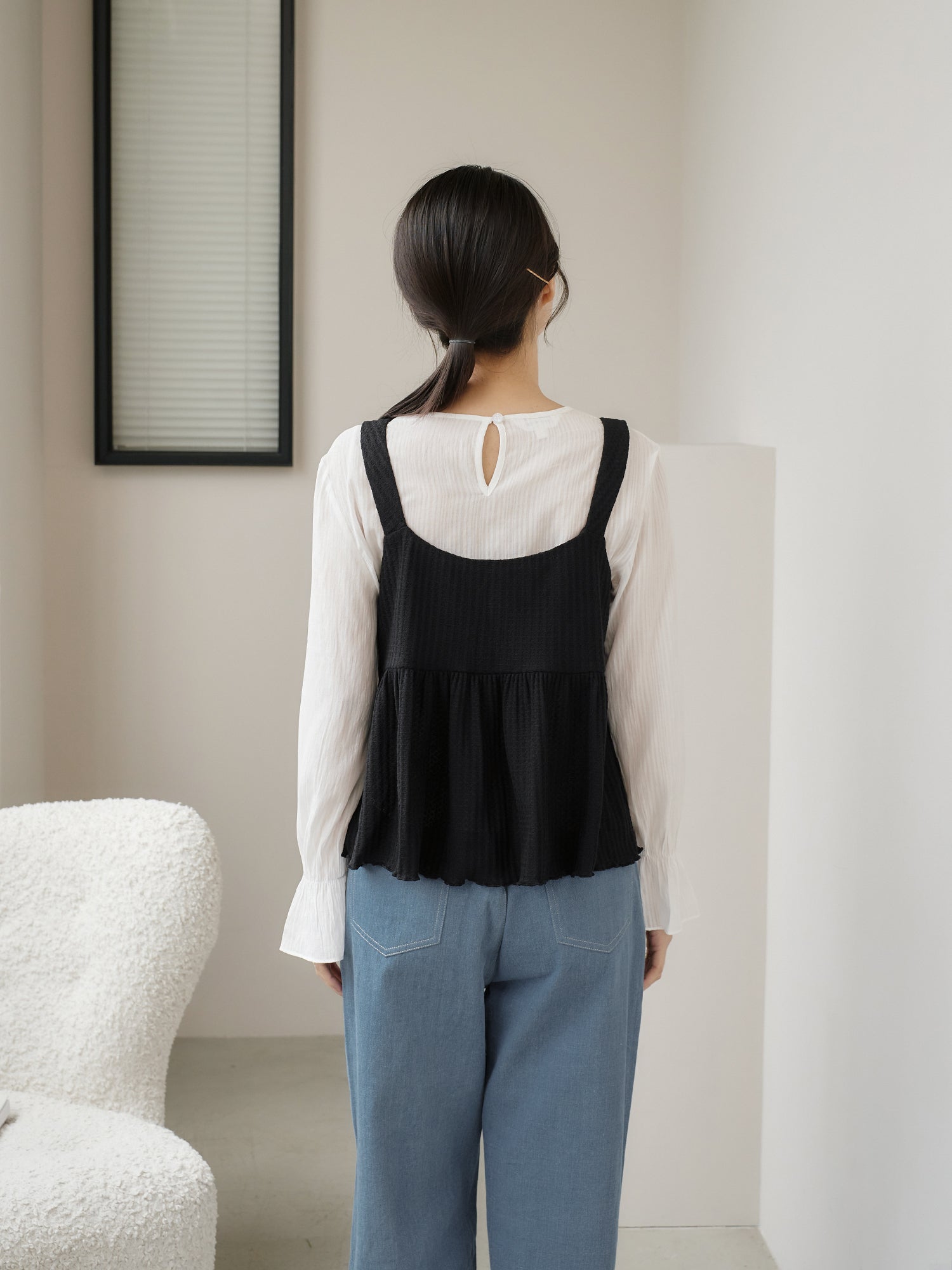 Waffle Sleeveless Top