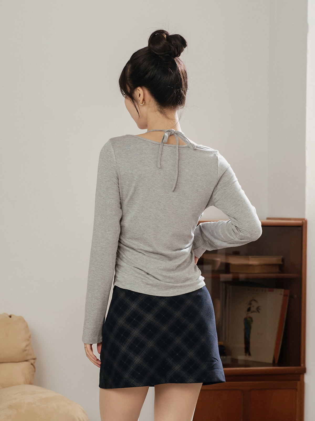 Layered Halter Neck Top