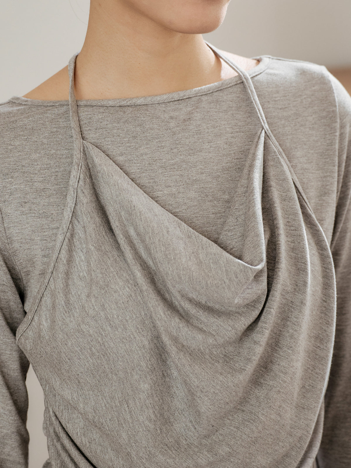 Layered Halter Neck Top