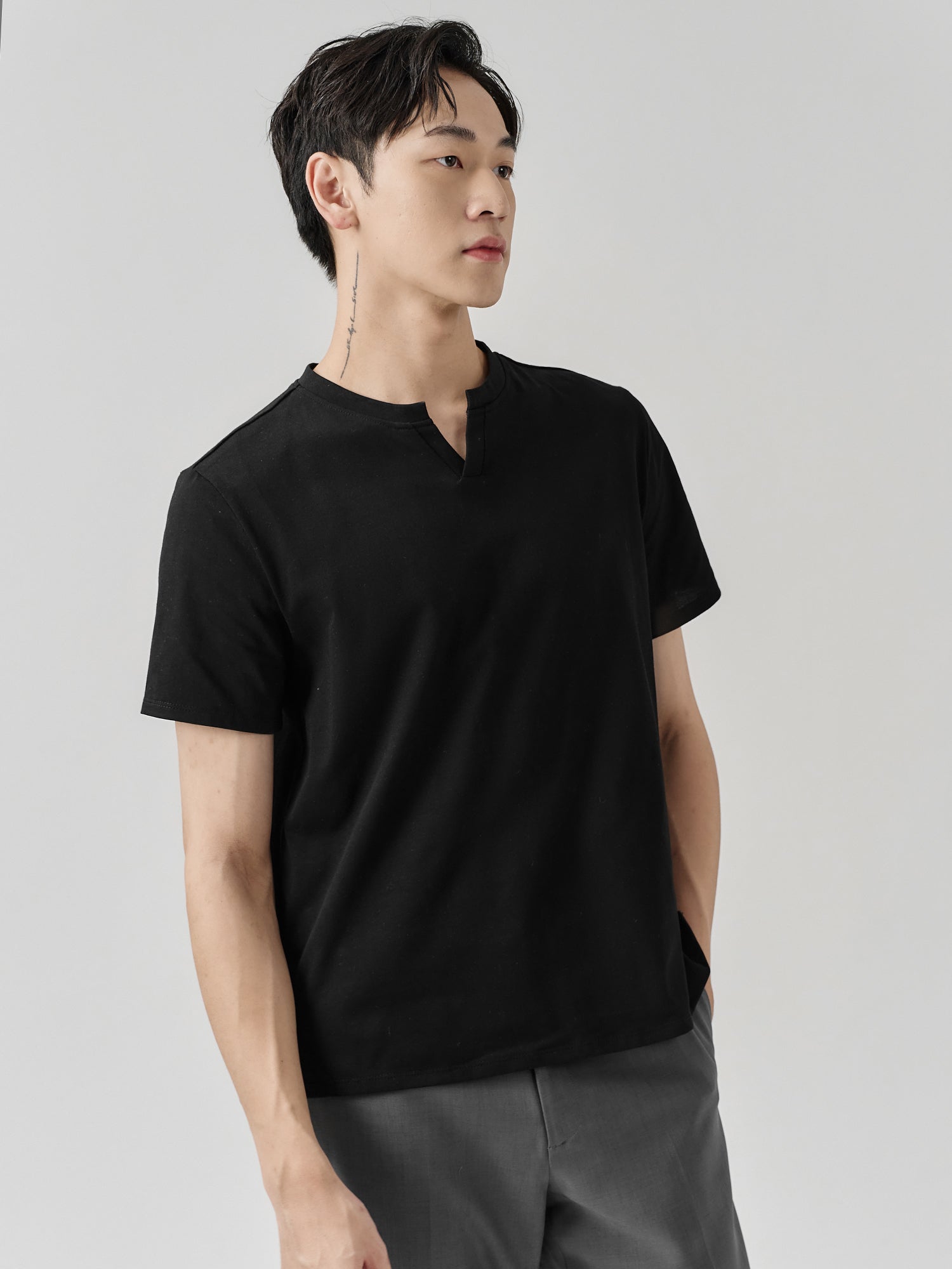 Icon V-Neck Cotton Tee