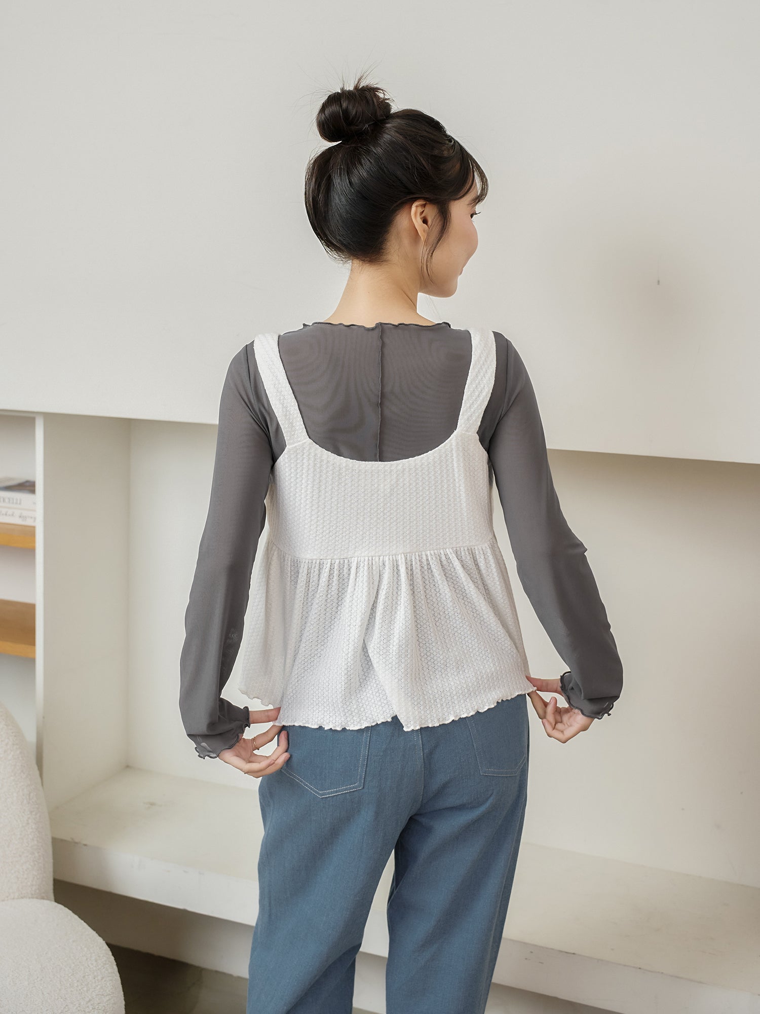 Waffle Sleeveless Top